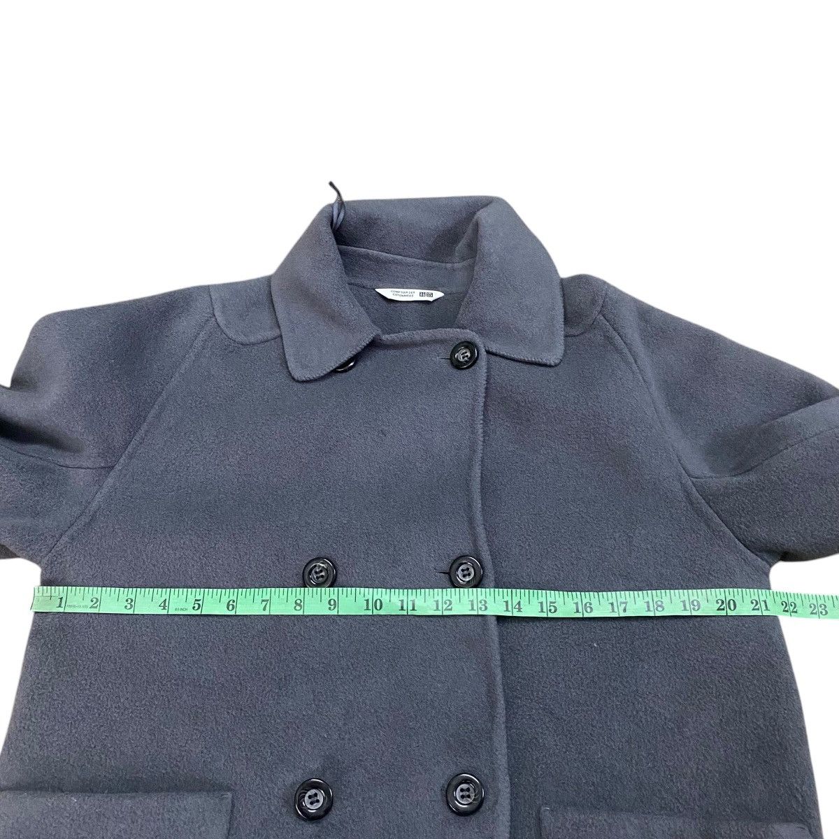 Uniqlo Comptoir Des Cotonniers Wool Blend Half Coat M Dark Grey Size US M / EU 48-50 / 2 - 13 Thumbnail