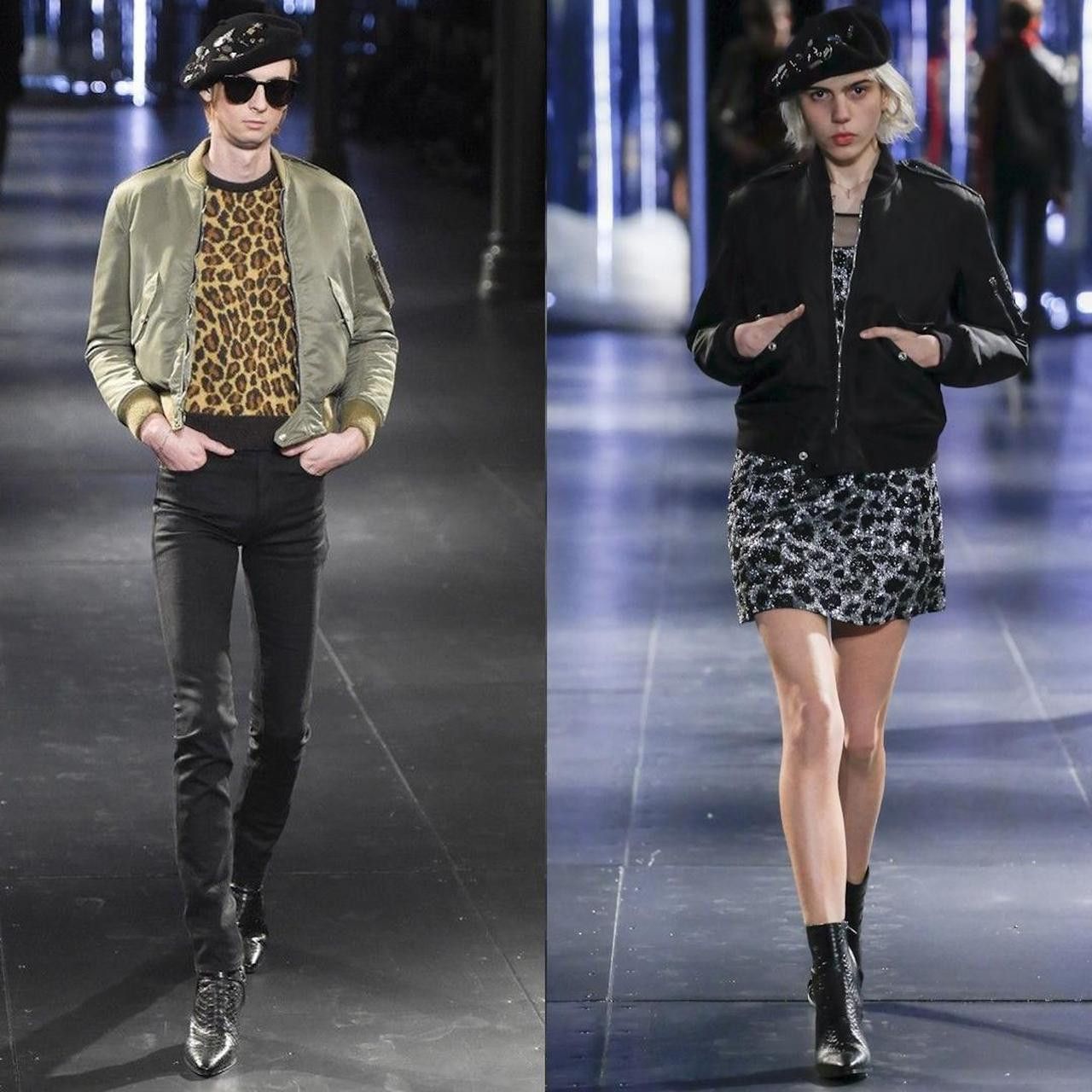 Saint Laurent Paris Saint Laurent FW15 MA-1 Bomber Jacket Size US S / EU 44-46 / 1 - 4 Thumbnail