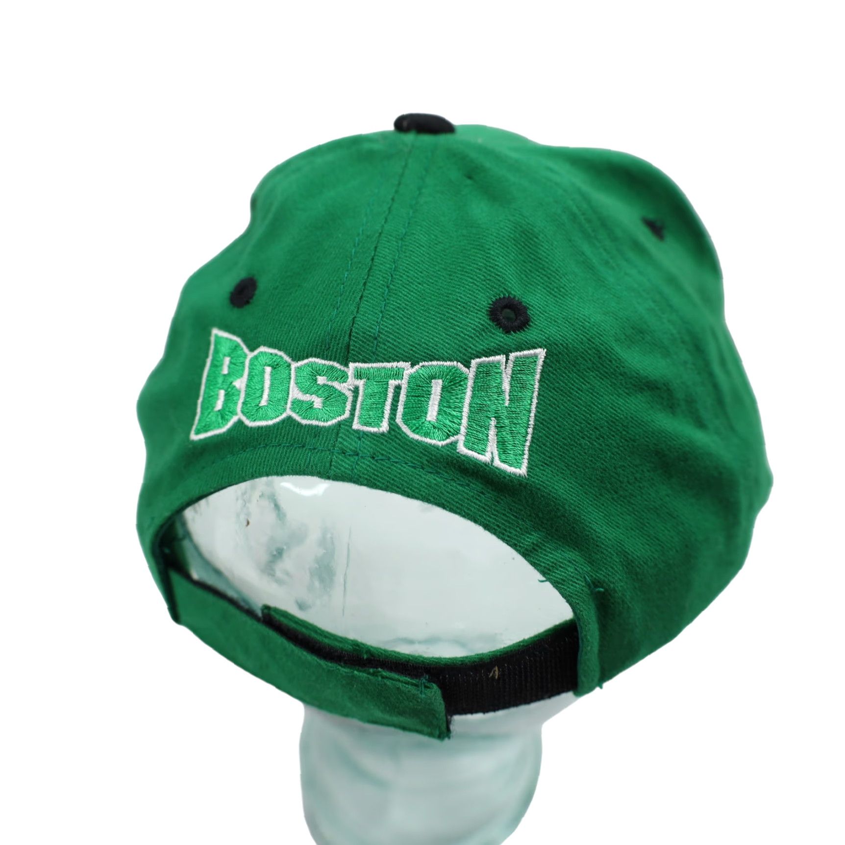 Vintage VINTAGE Boston Celtic Spellout Hat Cap Green Baseball Cap Men OS One Size Style Baseball Cap Green Mens Celtics Spellout Hat Size ONE SIZE - 4 Thumbnail