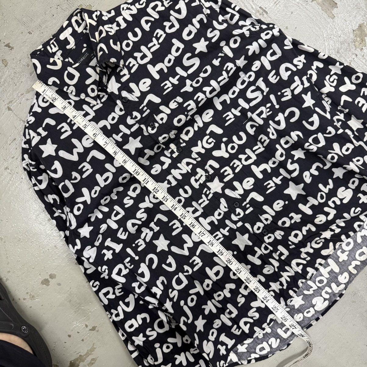 Japanese Brand Omkoe CDG My Energy Comes From Freedom Style Shirt Size US M / EU 48-50 / 2 - 4 Thumbnail