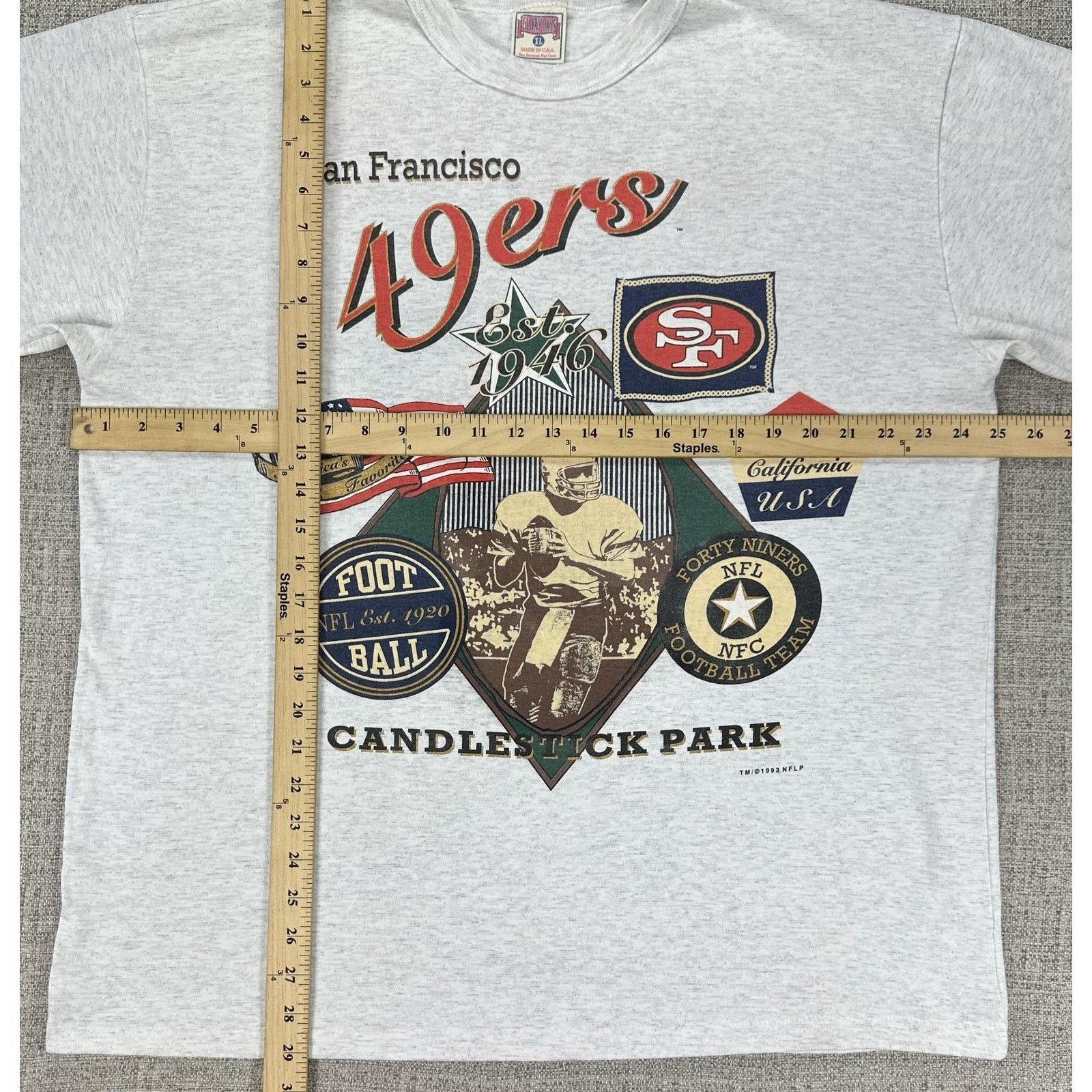 Other San Francisco 49ers Shirt XL Candlestick Park 90s 1993 Size US XL / EU 56 / 4 - 3 Thumbnail