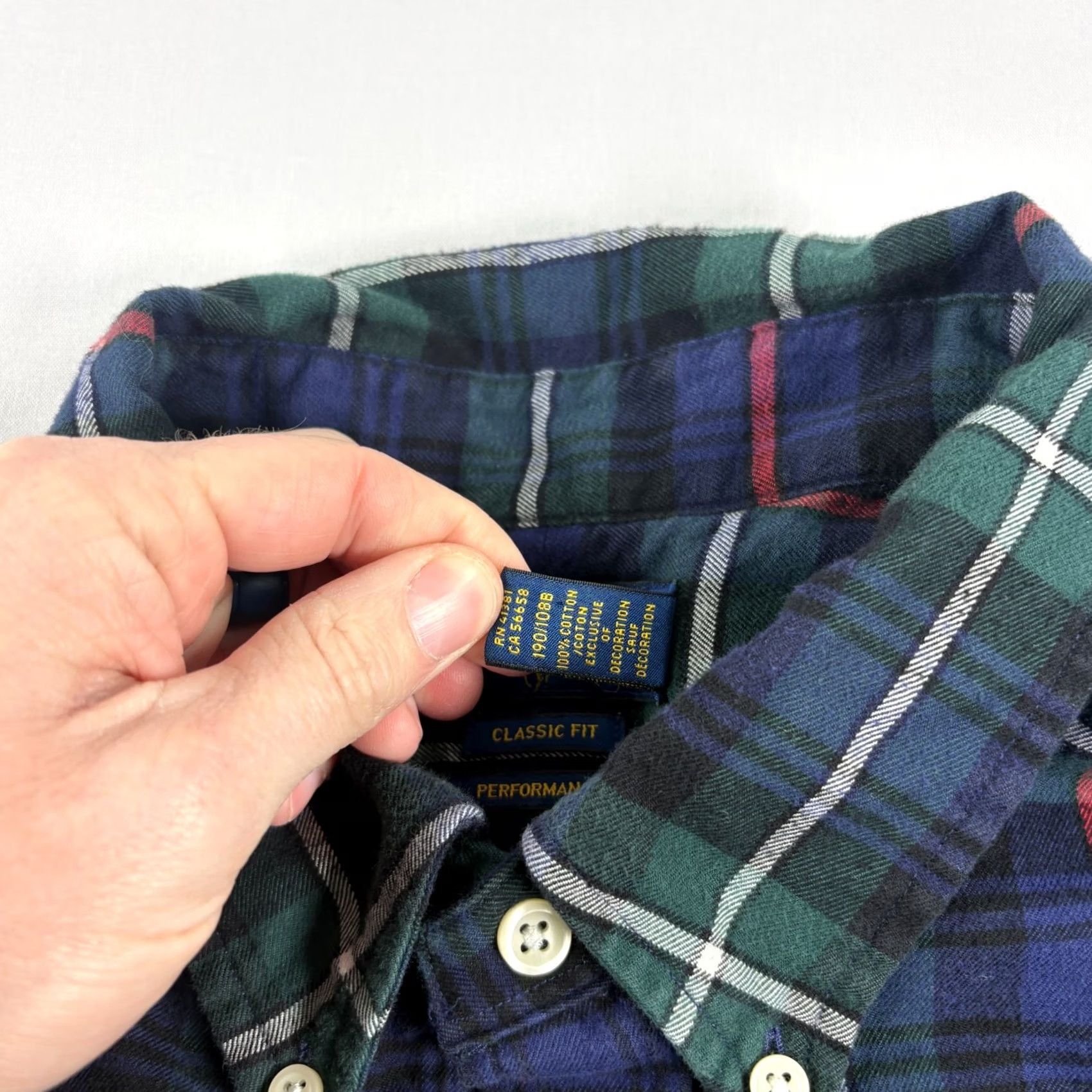 Polo Ralph Lauren Polo Ralph Lauren Shirt Men 2XL Blue Plaid Button-Down Collar Classic Fit Cotton Flannel Long Sleeve Shirt 2XL Mens Regular Size Type: Regular Size US XXL / EU 58 / 5 - 5 Thumbnail