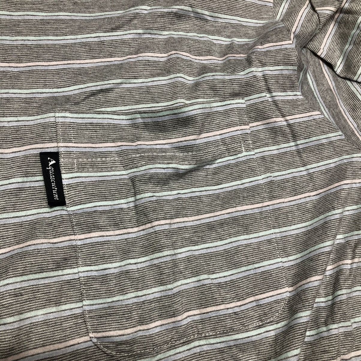 Aquascutum × Japanese Brand × Vintage Vintage Aquascutum Long Sleeve Pocket Tee Shirt Size US M / EU 48-50 / 2 - 14 Thumbnail