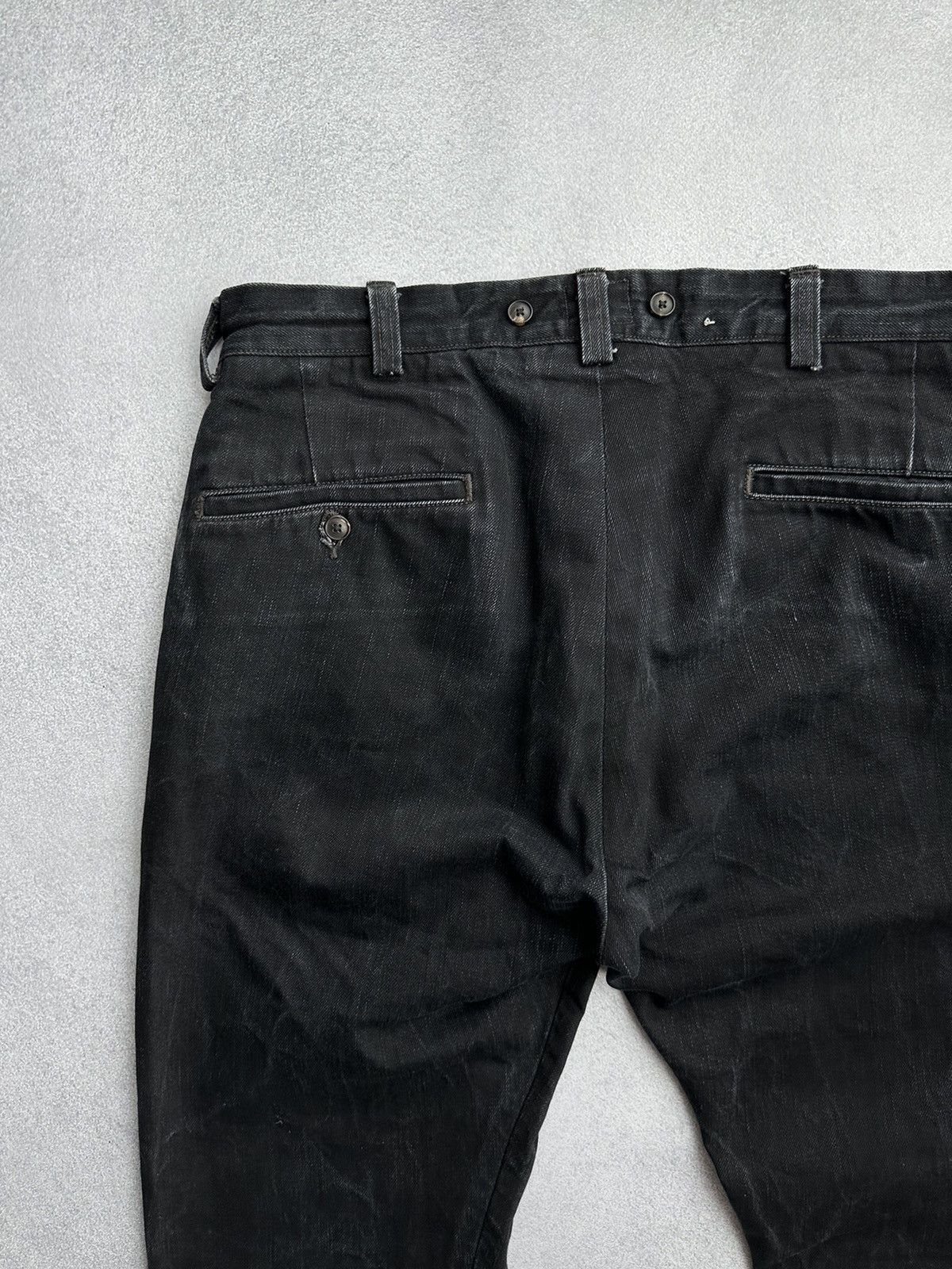 Lee × Vintage Vintage Lee 101 Rider Cowboy Black Heavy Jeans Size US 32 / EU 48 - 15 Thumbnail