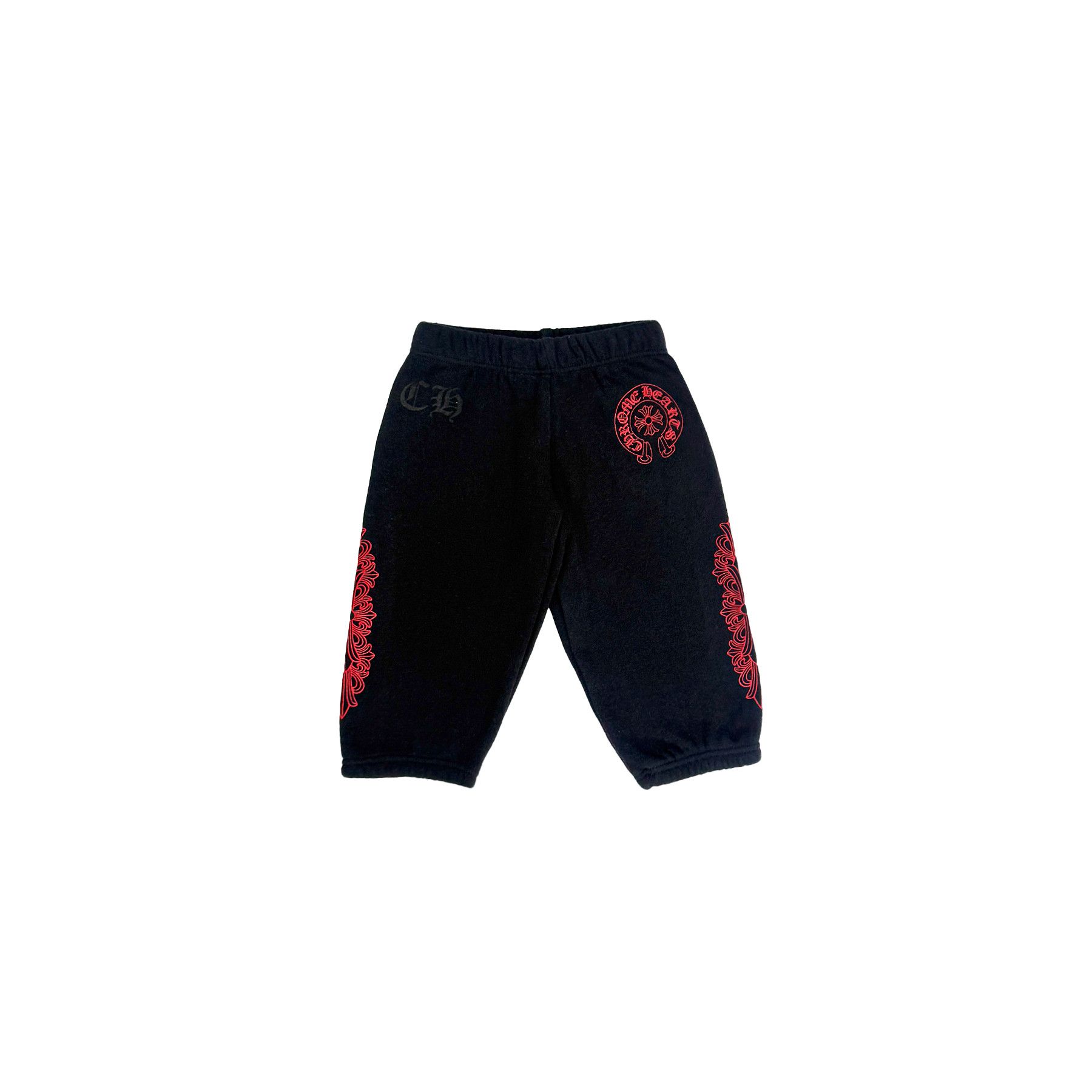 Chrome Hearts Chrome Hearts Red Horseshoe Cross Print Sweatpants For Kids Size US 26 / EU 42 - 1 Thumbnail