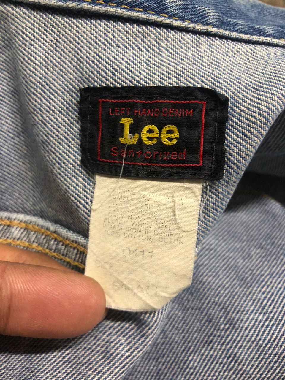 Lee Vintage Lee Left Hand Denim Truckers Jacket Faded Size US S / EU 44-46 / 1 - 14 Thumbnail
