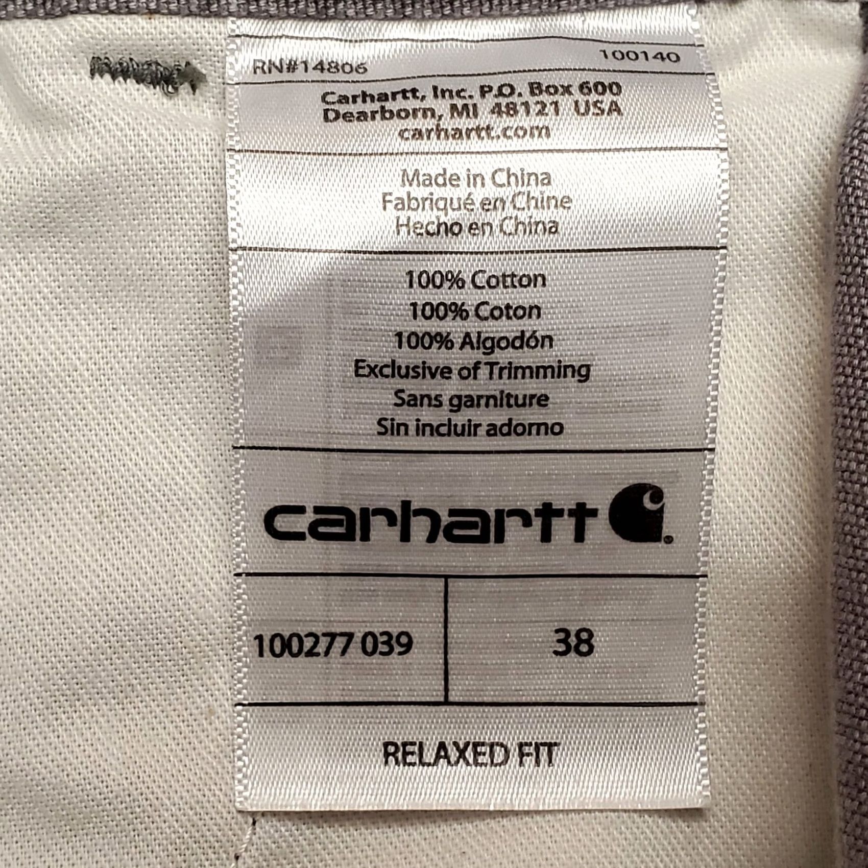Carhartt Carhartt Cargo Shorts Mens 38 Gray Relaxed Fit Work Casual Utility Pants NWT Size US 38 / EU 54 - 2 Thumbnail