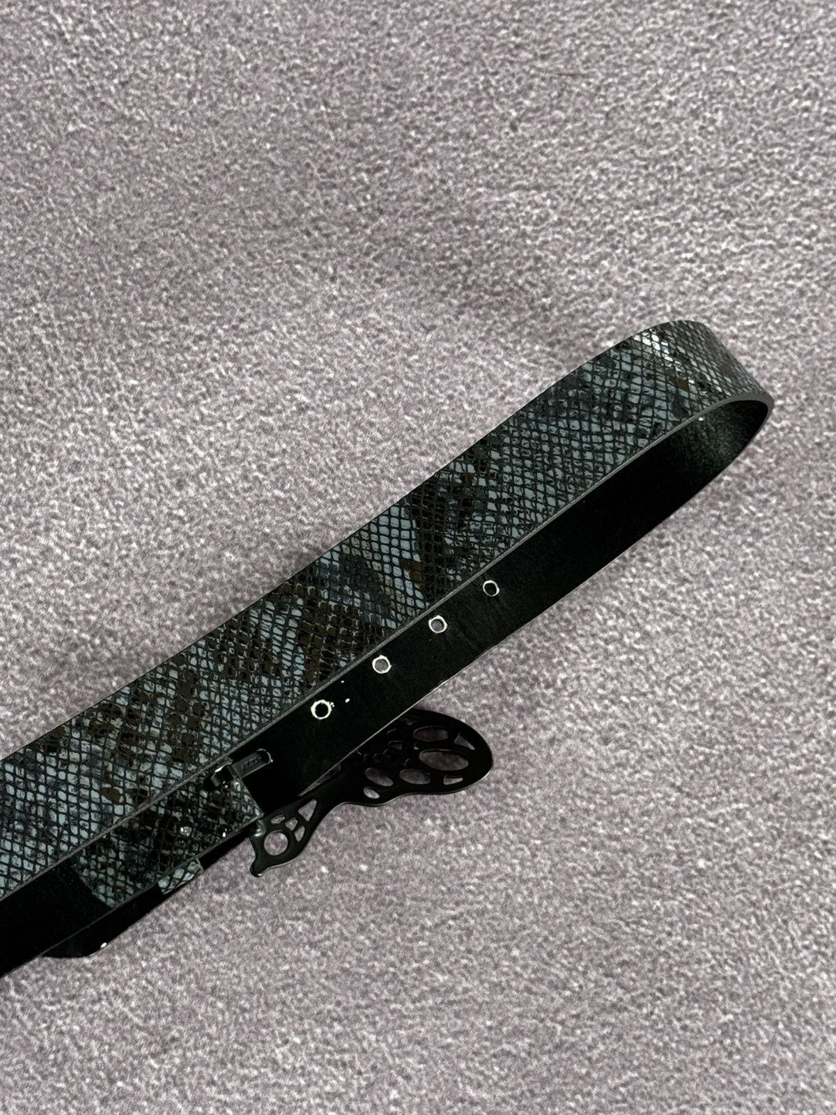 Miss Sixty Miss Sixty Y2K Real Leather Glamour Belt Size ONE SIZE - 7 Thumbnail