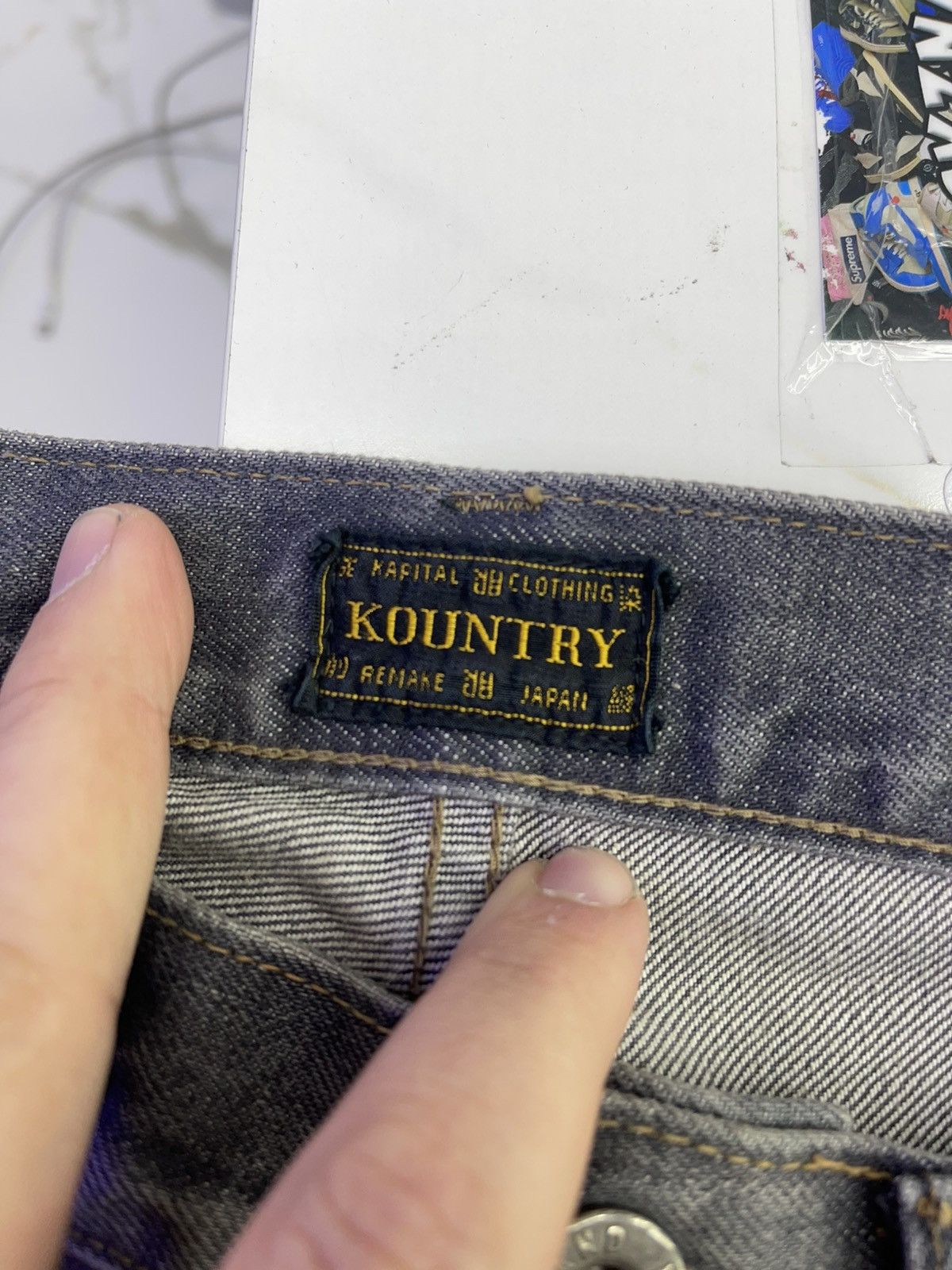 Kapital Kapital denim Shorts side bones dark grey Size US 32 / EU 48 - 3 Thumbnail