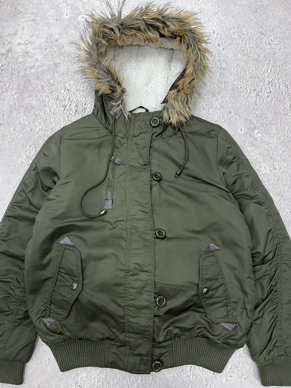 If Six Was Nine × Le Grande Bleu (L.G.B.) yohji yamamoto if six was nine style faux fur jacket archive Size US M / EU 48-50 / 2 - 2 Thumbnail