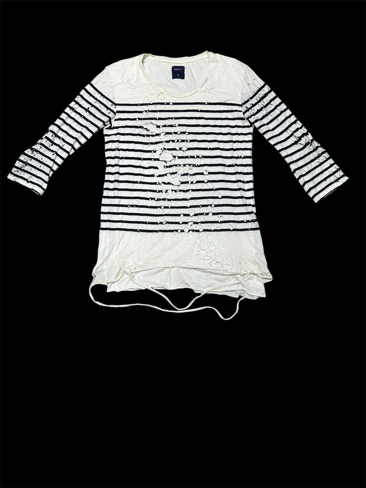 Maison MIHARA YASUHIRO Miharayasuhiro distressed tee Size S / US 4 / IT 40 - 1 Thumbnail
