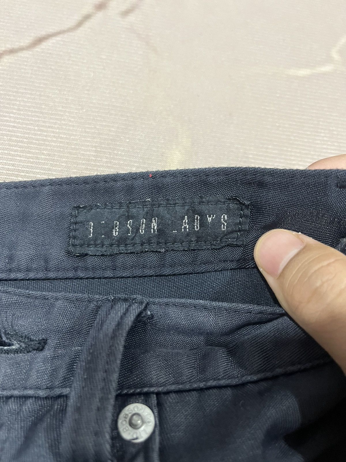 Japanese Brand Bobson Women Nylon Blend Pants Straight Minimal Fit Size 24" / US 00 / IT 34 - 6 Thumbnail