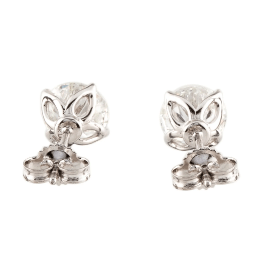Other 2.00 Ct. Tw. Lab Grown Diamond Studs in 14K White Gold Size ONE SIZE - 3 Thumbnail