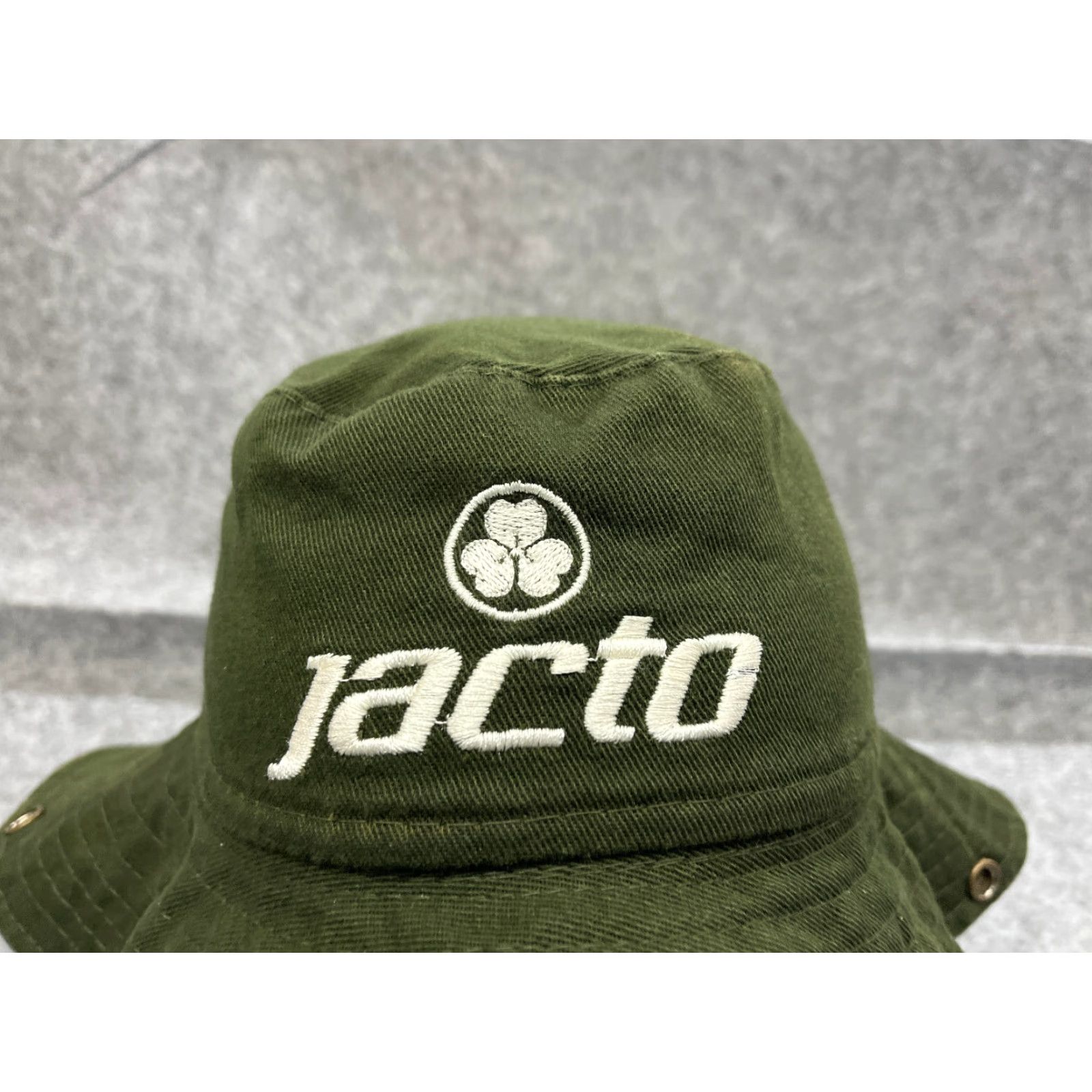 Equipment Parana Bones Adjustable Bucket Hat Adult One Size Green Cotton Casual Travel Workwear Mens Size ONE SIZE - 2 Thumbnail