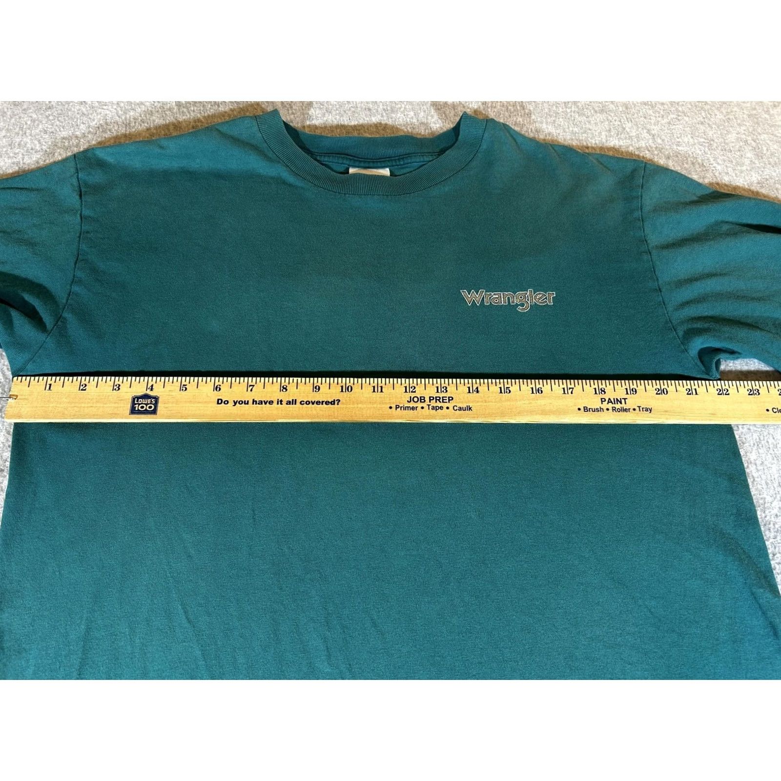 Wrangler VINTAGE Wrangler Western Shirt Mens L Green Rodeo Bull Riding 90s Shirt Mens Large Green Wrangler Logo Rodeo Graphic Print Cowboys Womens Girls Size US L / EU 52-54 / 3 - 4 Thumbnail