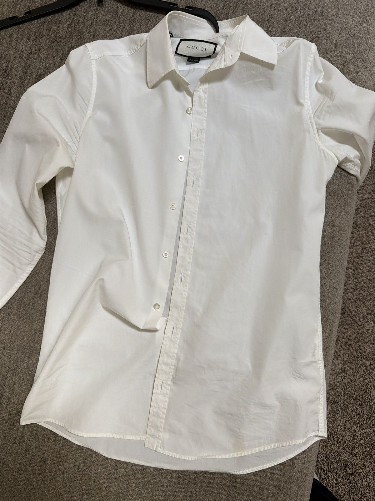 Gucci Gucci Button Up 38/15 Size US S / EU 44-46 / 1 - 1 Thumbnail