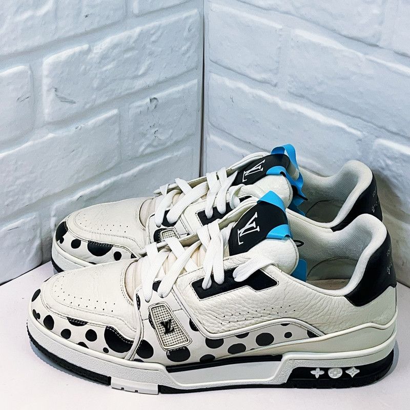 Louis Vuitton Yayoi Kusama x Louis Vuitton Low-top Trainers 0079 Size US 10 / IT 40 - 1 Thumbnail