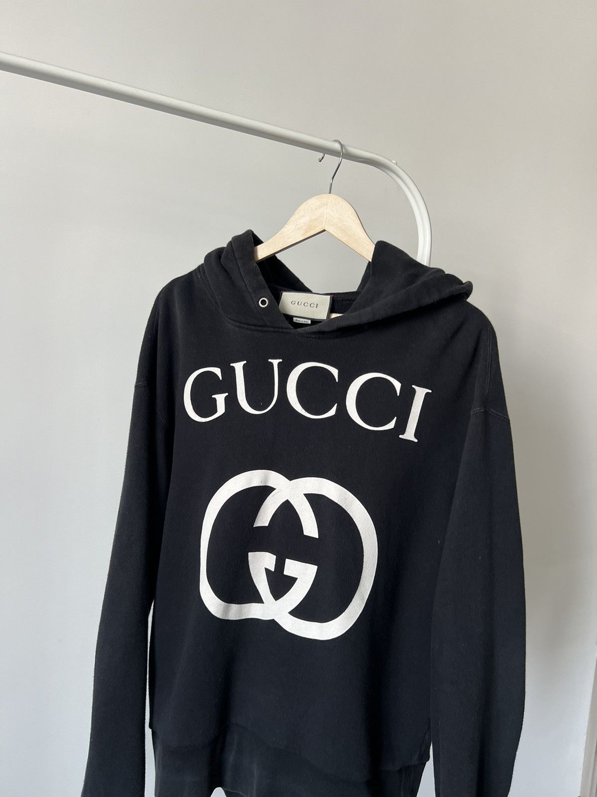 Gucci Gucci Big Logo GG Interlocking Hoodie Size US S / EU 44-46 / 1 - 15 Thumbnail