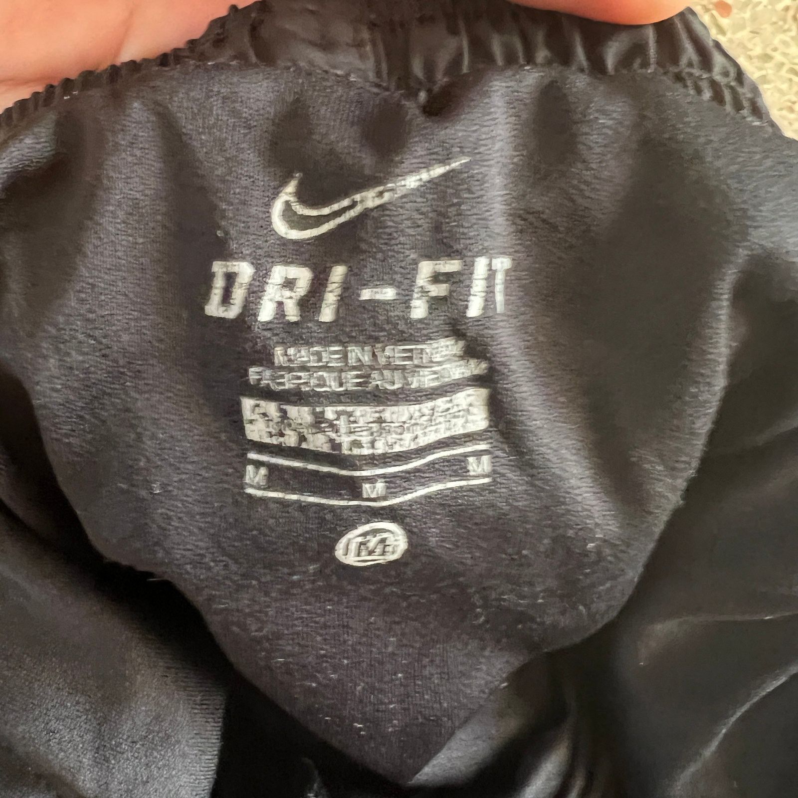 Nike Nike Dri-FIT Black Running Shorts Built-In Brief Women’s M Size 27" / US 4 / IT 40 - 4 Thumbnail