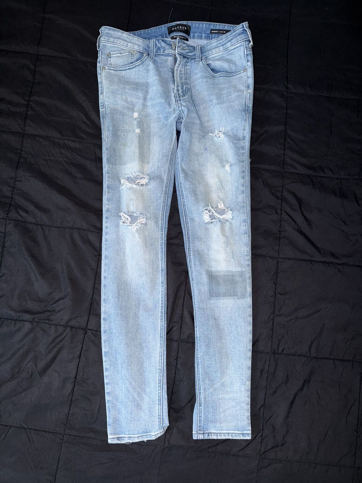 Pacsun Blue Denim Jeans PacSun Skinny Size US 29 - 1 Thumbnail