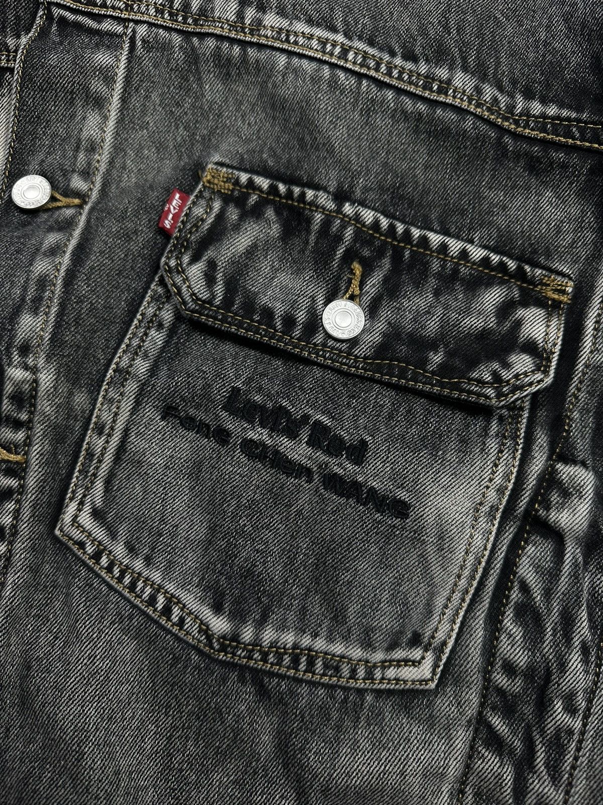 Feng Chen Wang × Levi's FENG CHEN WANG Blue & Black Levi's Edition Denim Oversized Size US L / EU 52-54 / 3 - 6 Thumbnail