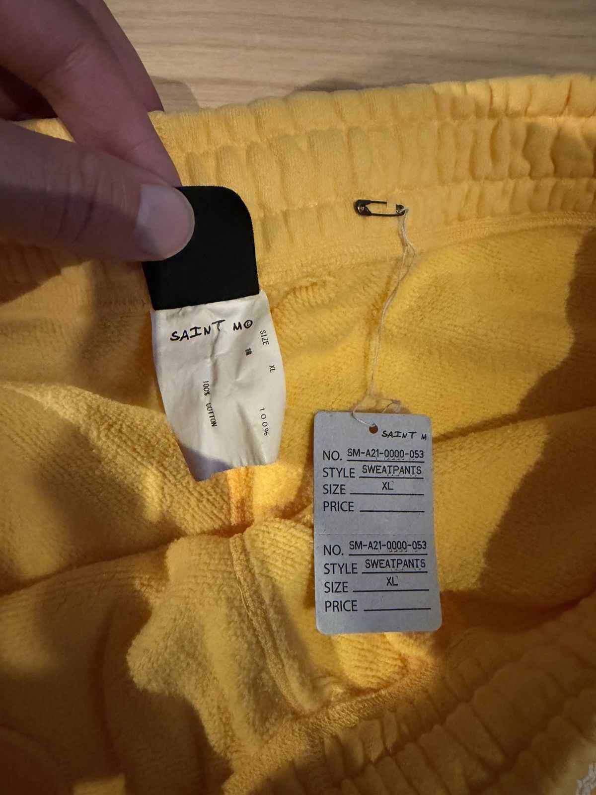 DENIM TEARS × Saint Michael Saint Michael x Denim Tears Yellow Sweatpants XL Size US 36 / EU 52 - 3 Thumbnail