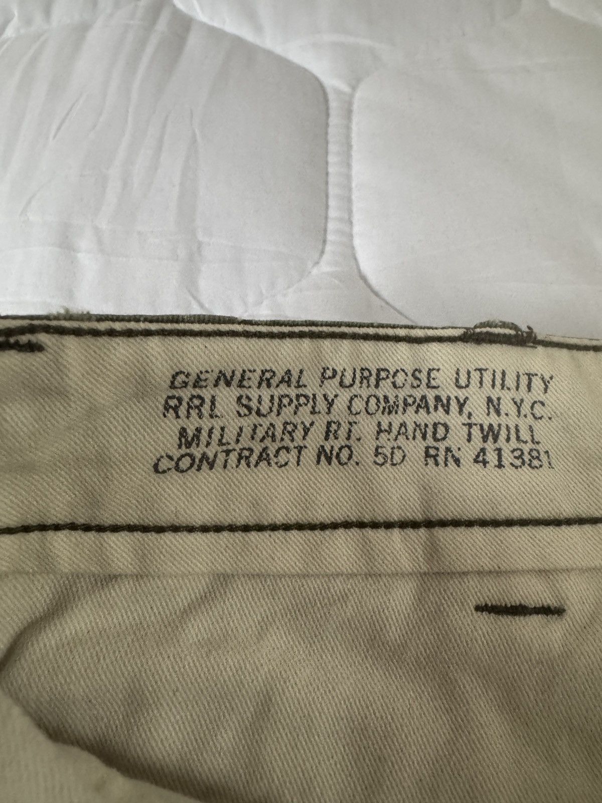 RRL Ralph Lauren RRL officer chino trousers pants 29x30 Size US 32 / EU 48 - 3 Thumbnail