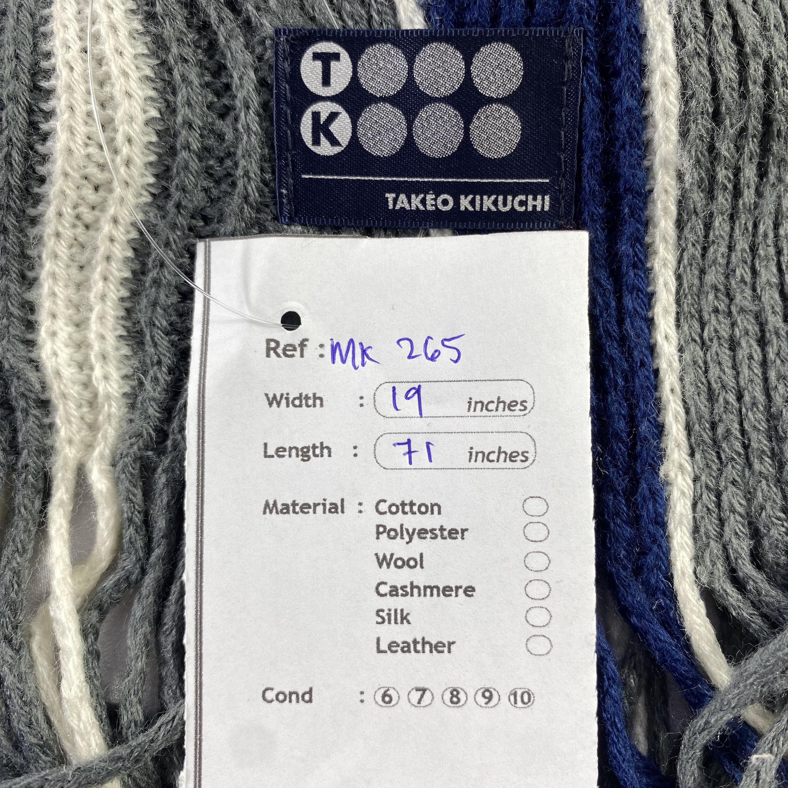 Takeo Kikuchi Takeo Kikuchi Scarf / Muffler / Neckwear / Knit Size ONE SIZE - 7 Thumbnail