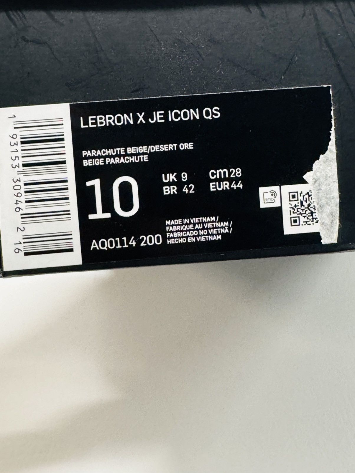 Nike Nike Lebron X John Elliott Icon QS Beige Size US 10 / EU 43 - 8 Thumbnail
