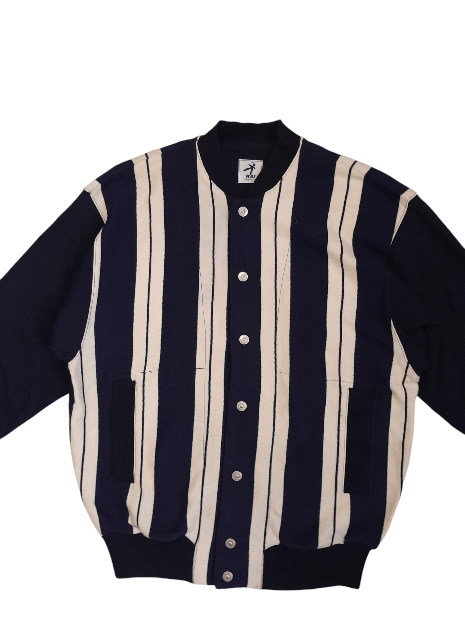 Hai Sporting Gear × Issey Miyake Hai Sporting Gear Issey Miyake Varsirt Jacket (F351) Size US M / EU 48-50 / 2 - 2 Thumbnail
