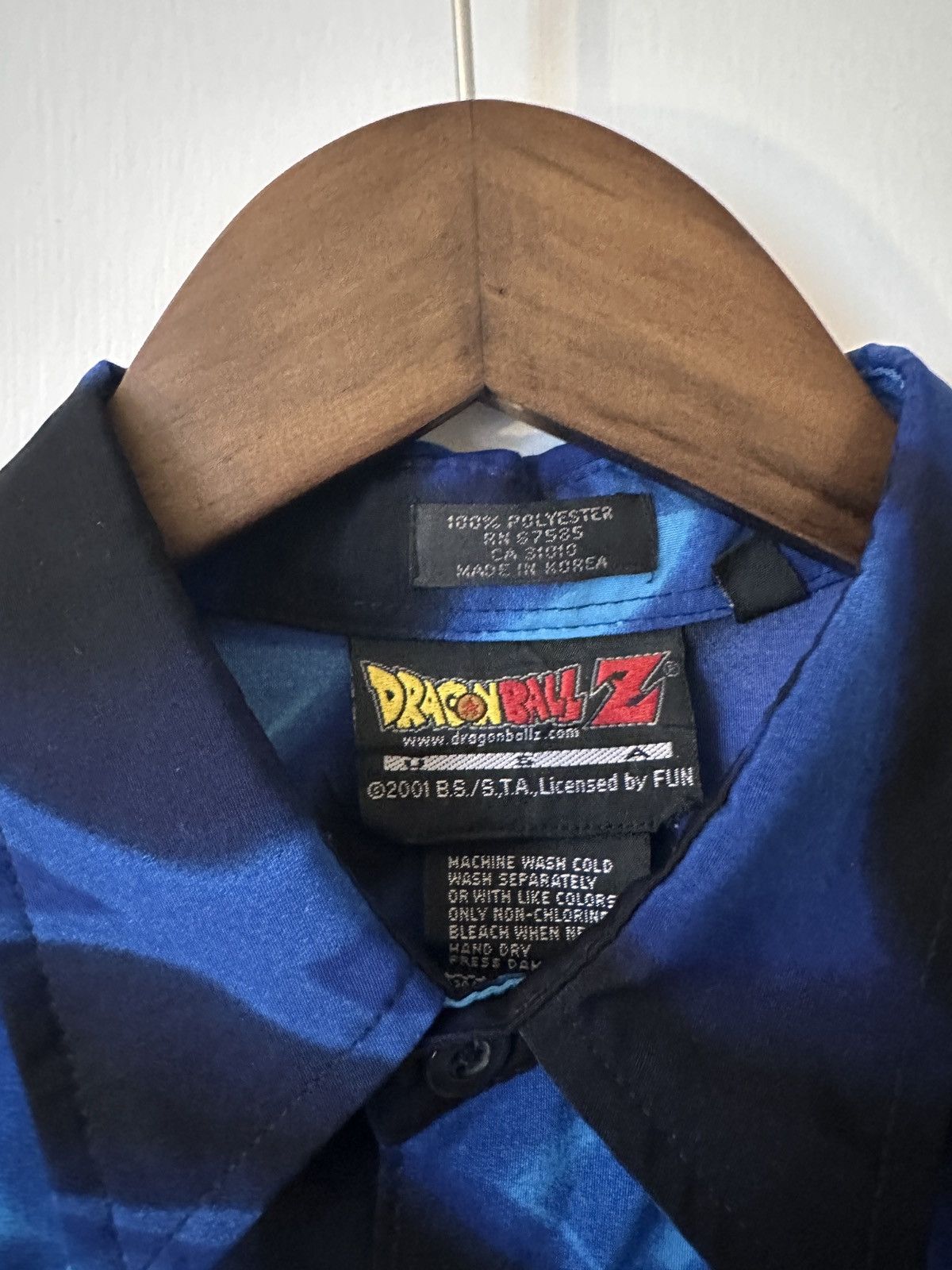 Cartoon Network × Vintage Vintage Dragon Ball Z Super Saiyan button up shirt Size US S / EU 44-46 / 1 - 2 Thumbnail