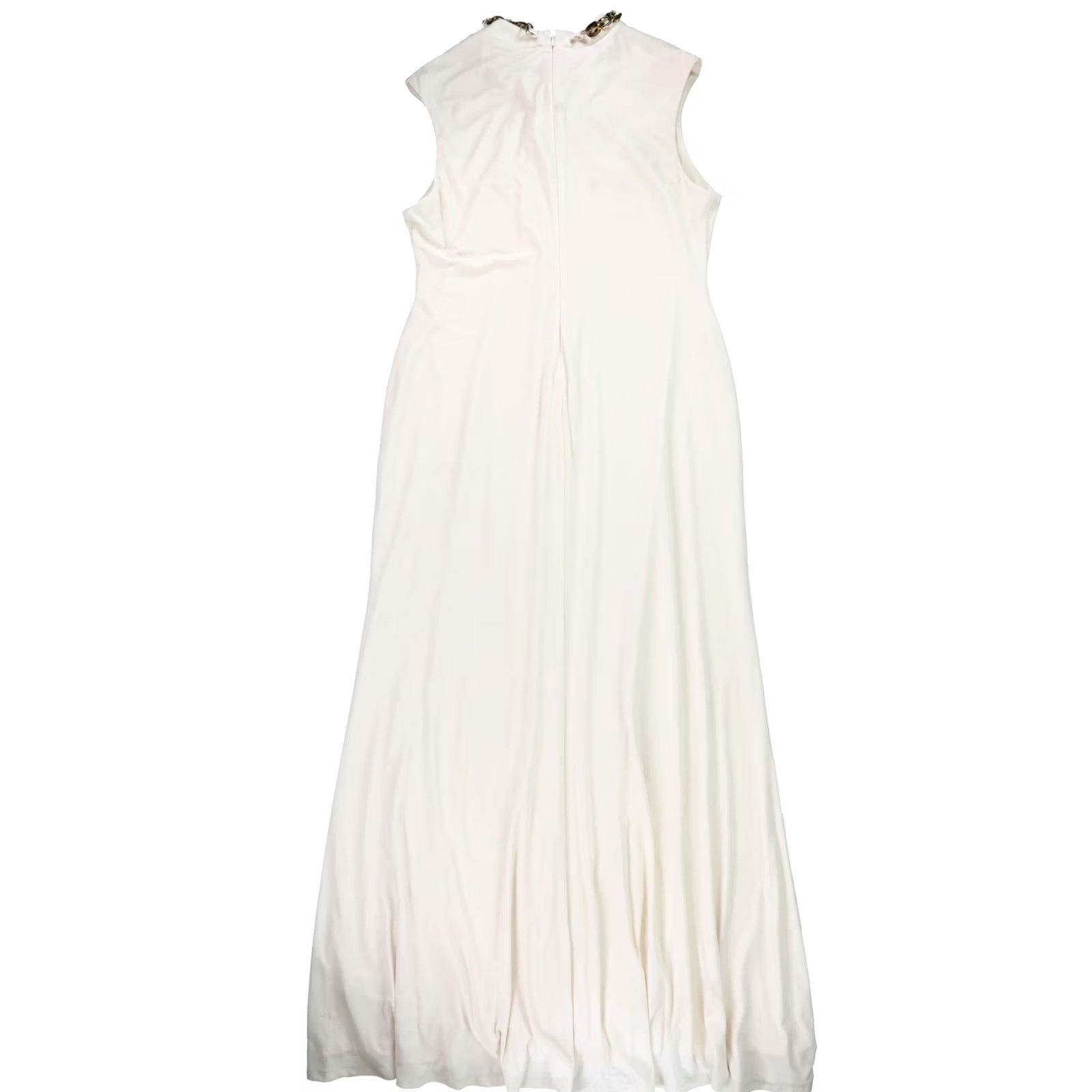 Ralph Lauren Ralph Lauren Womens Chain Trim Stretch Jersey Knit Gown Dress natural Size 6 Size M / US 6-8 / IT 42-44 - 2 Thumbnail