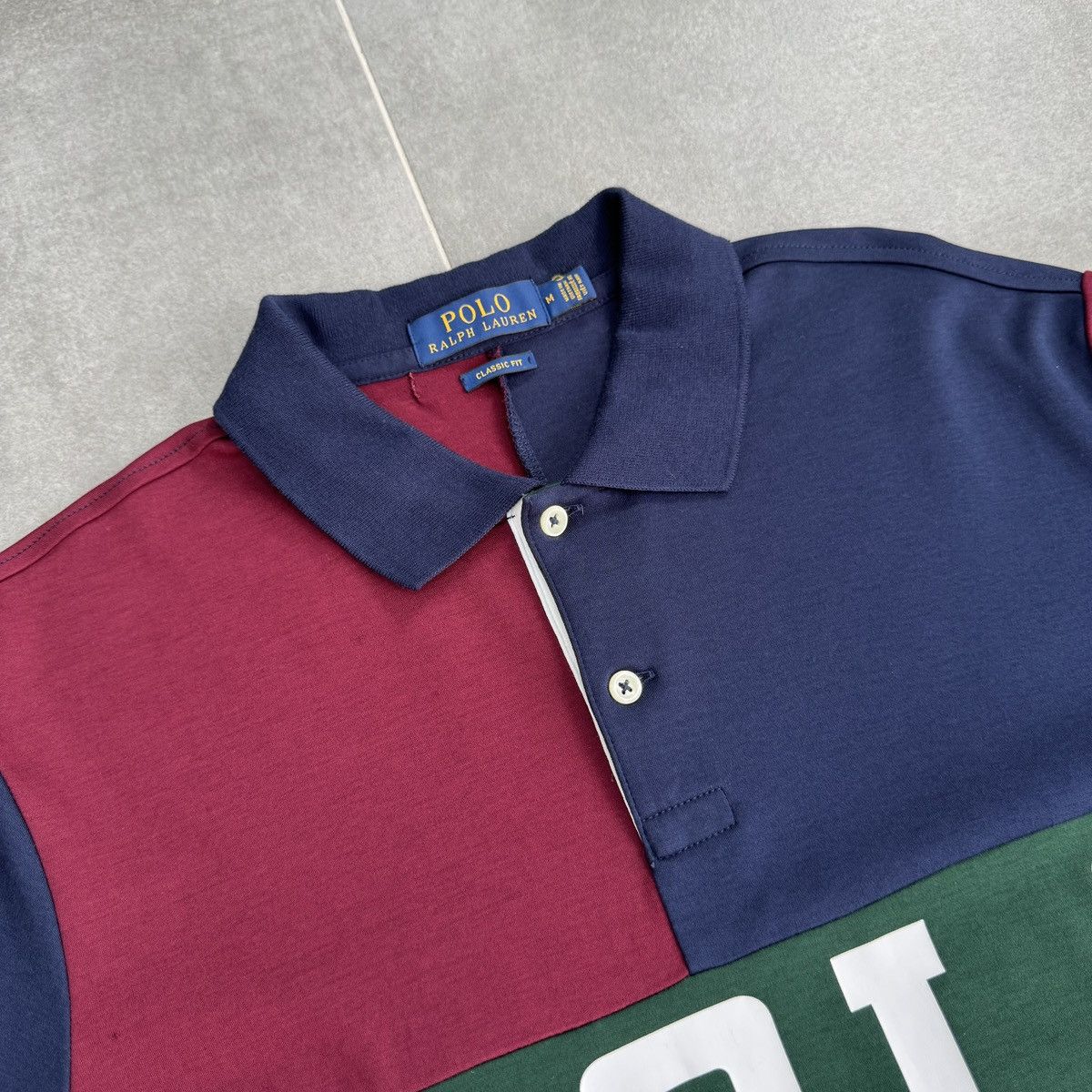 Polo Ralph Lauren Polo Ralph Lauren Multicolor Big Logo Polo Shirt Men Size M Size US M / EU 48-50 / 2 - 9 Thumbnail