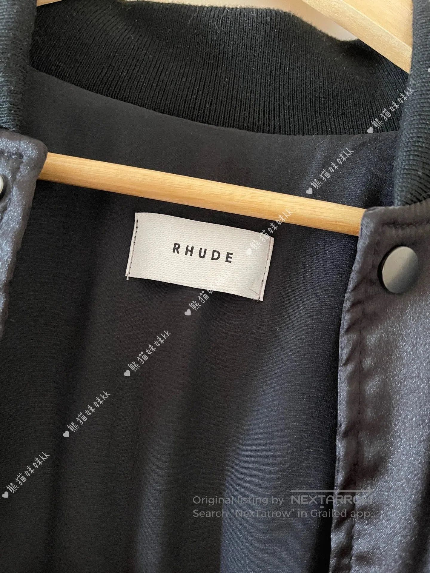 Rhude RHUDE Embroidered Satin Jacket. Size US L / EU 52-54 / 3 - 4 Thumbnail