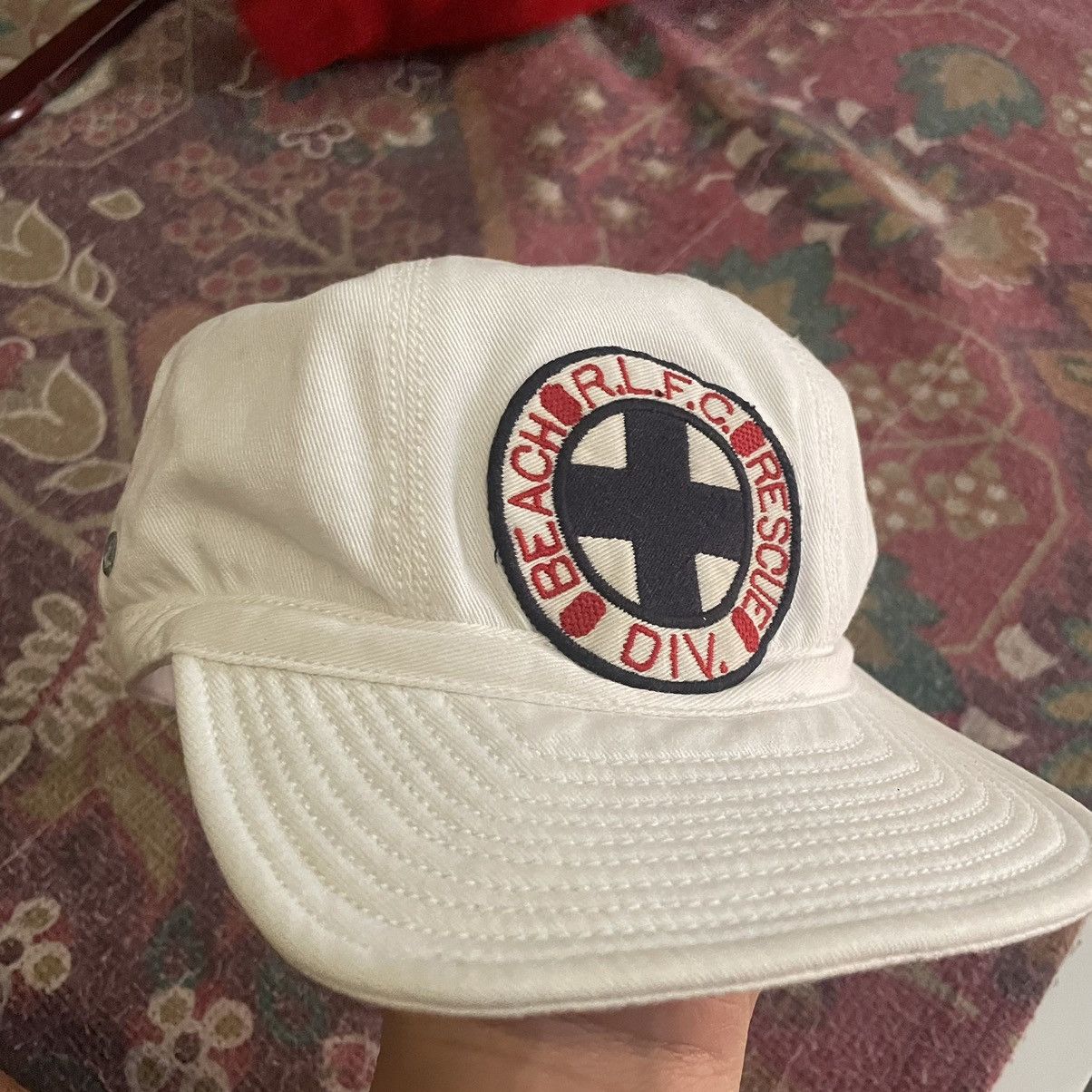 Ralph Lauren Rugby Men Hat Cap White Patch RLFC Beach Rescue