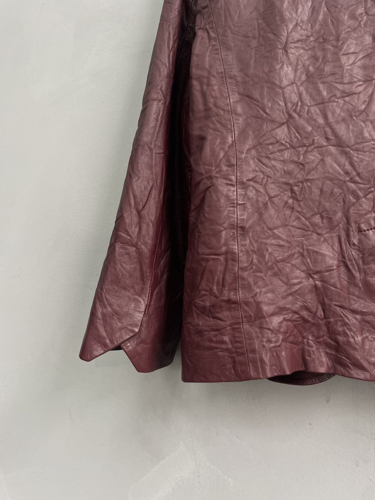 Zadig & Voltaire Avant garde Zadig Voltaire leather blazer y2k Size US XXS / EU 40 - 13 Thumbnail
