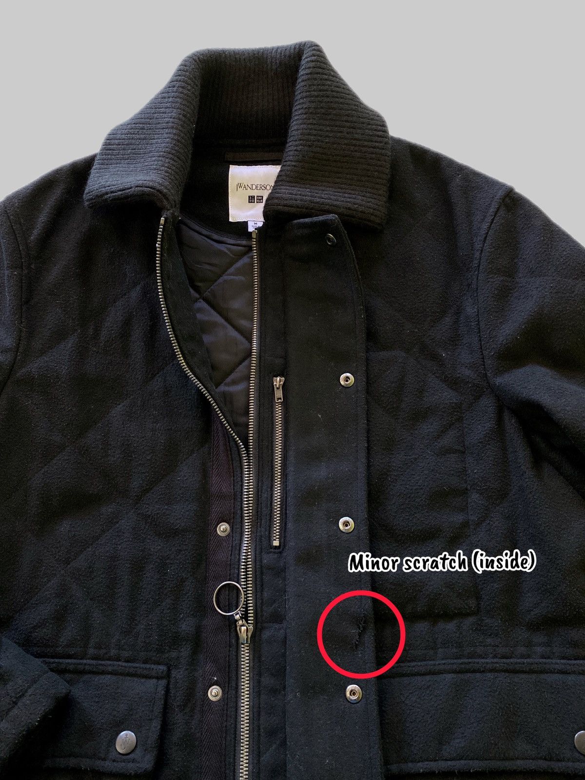 JW Anderson J.W. Anderson X Uniqlo Quilted Wool Blend Jacket Size US M / EU 48-50 / 2 - 6 Thumbnail