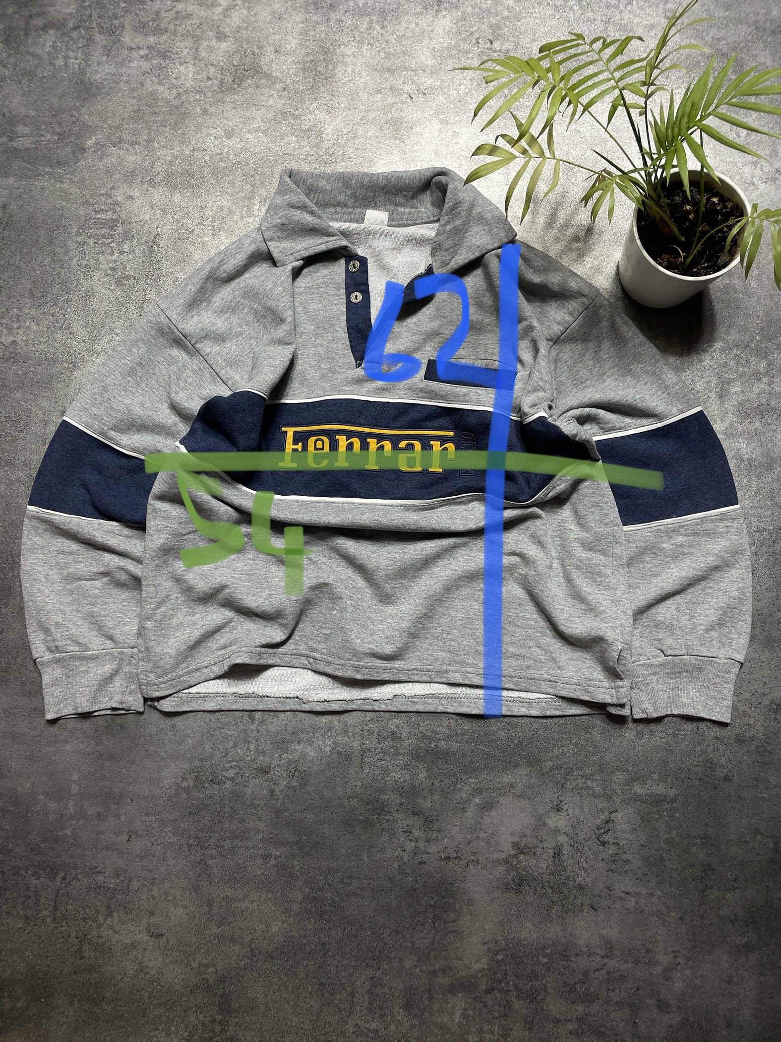 Ferrari RARE! Vintage 90s Ferrari Longsleeve Boxy T-Shirt Spellout Size US XS / EU 42 / 0 - 10 Thumbnail