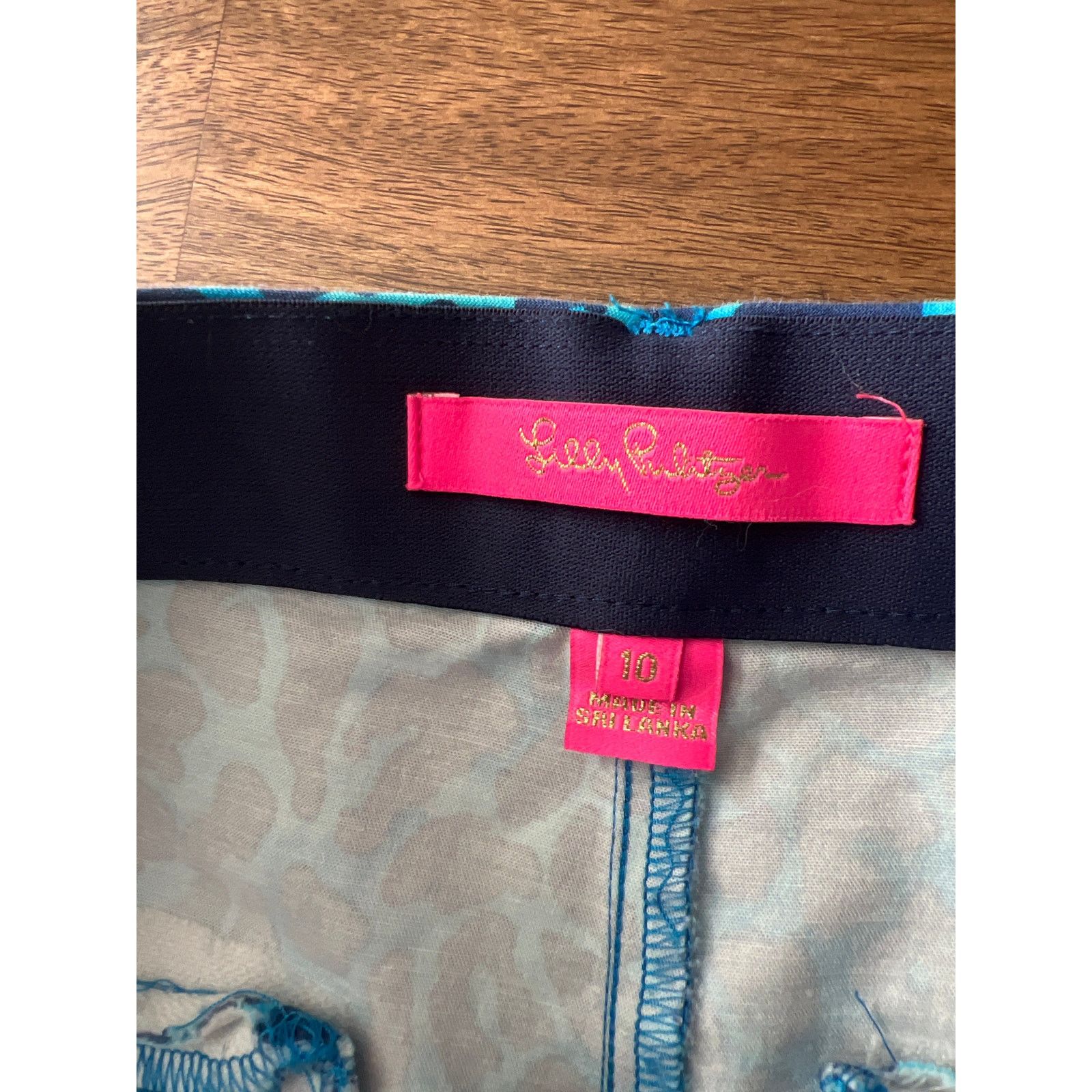 Lilly Pulitzer Lilly Pulitzer Kelly Stretch Leopard Print Pants Size 10 Size 32" / US 10 / IT 46 - 4 Thumbnail