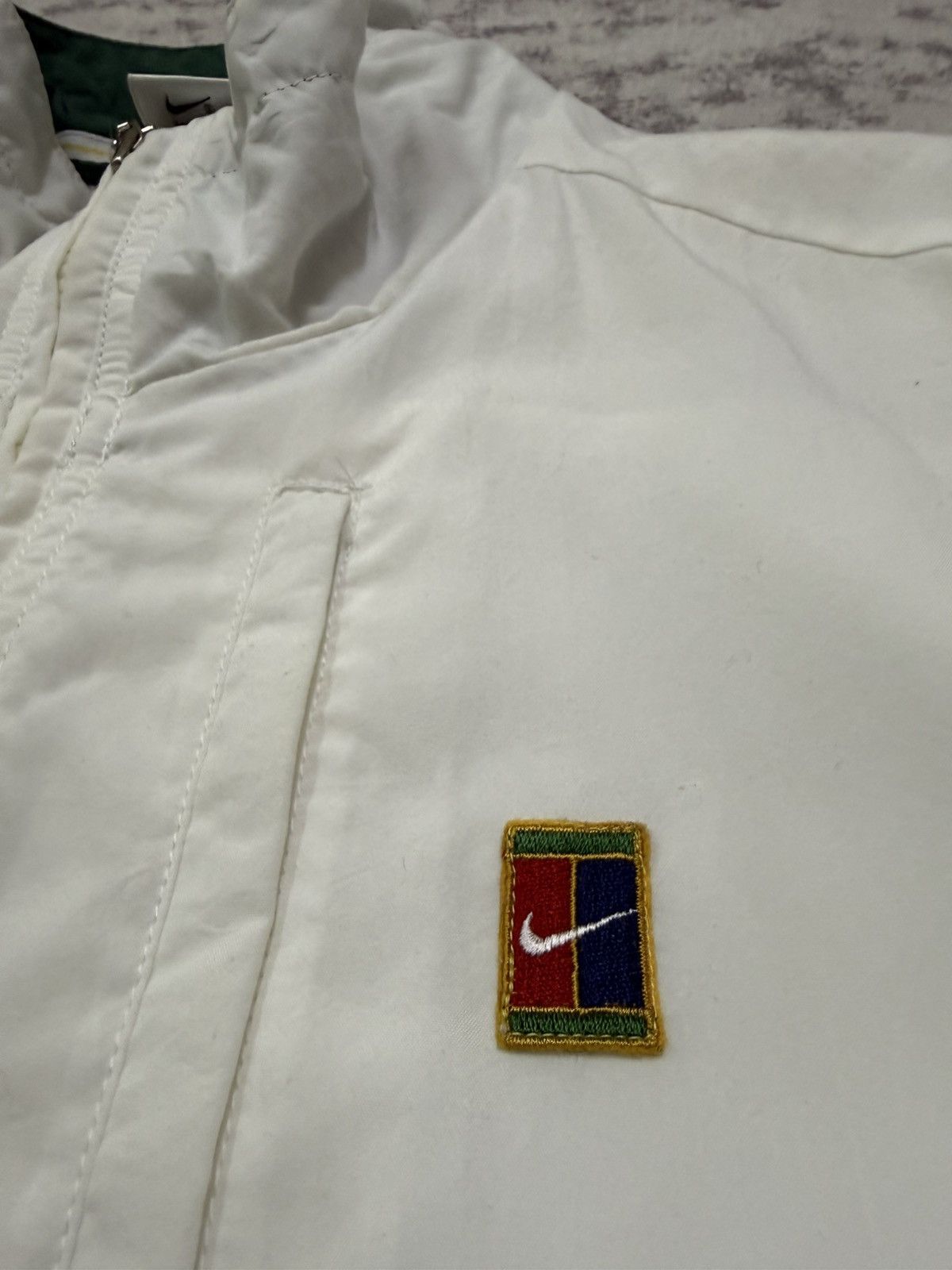 Nike Vintage 90s Nike Tennis Court Covertiable Sleeve Jacket Size US XL / EU 56 / 4 - 8 Thumbnail