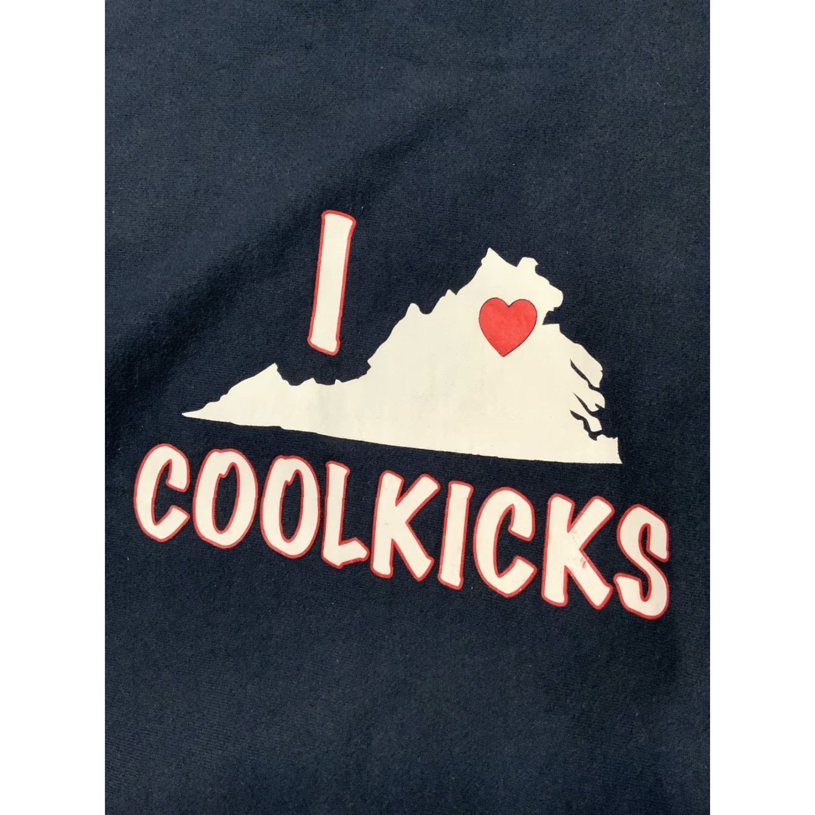 Champion Champion Reverse Weave I Love CoolKicks Graphic Navy Blue Pullover Hoodie Sz. L Mens Blue Size US L / EU 52-54 / 3 - 7 Thumbnail