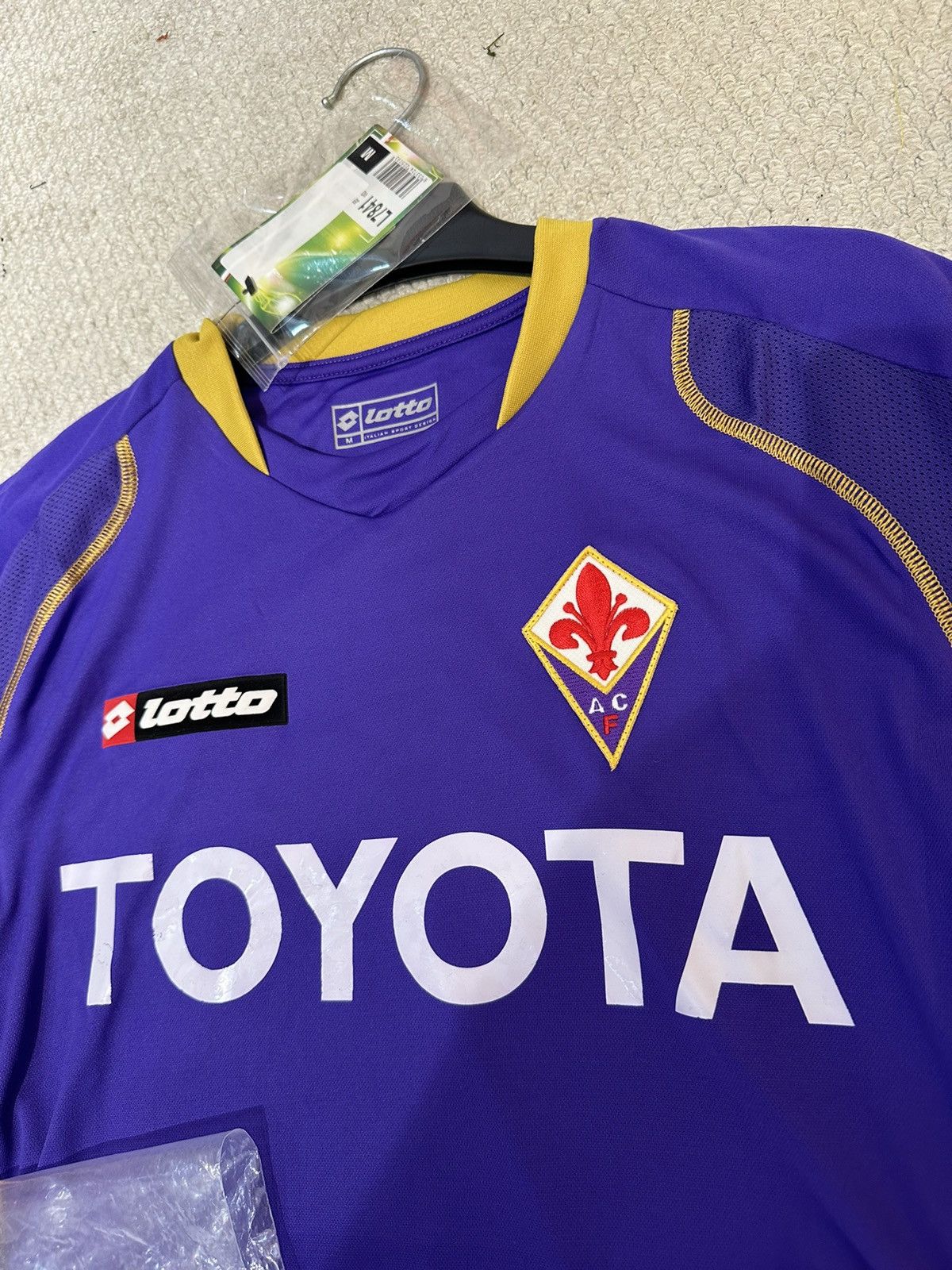 Diadora Fiorentina 2008 2009 Home Long Sleeve Newtag soccer jersey Size US M / EU 48-50 / 2 - 4 Thumbnail