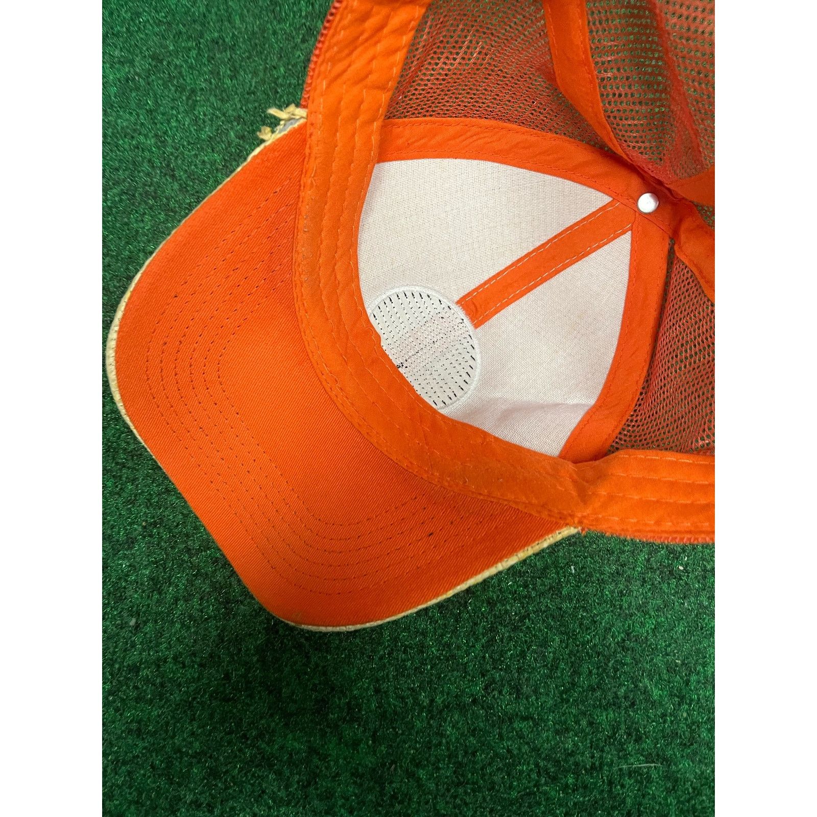 MLB Baltimore Orioles MLB Straw Trucker Hat Adjustable OSFA Size ONE SIZE - 4 Thumbnail