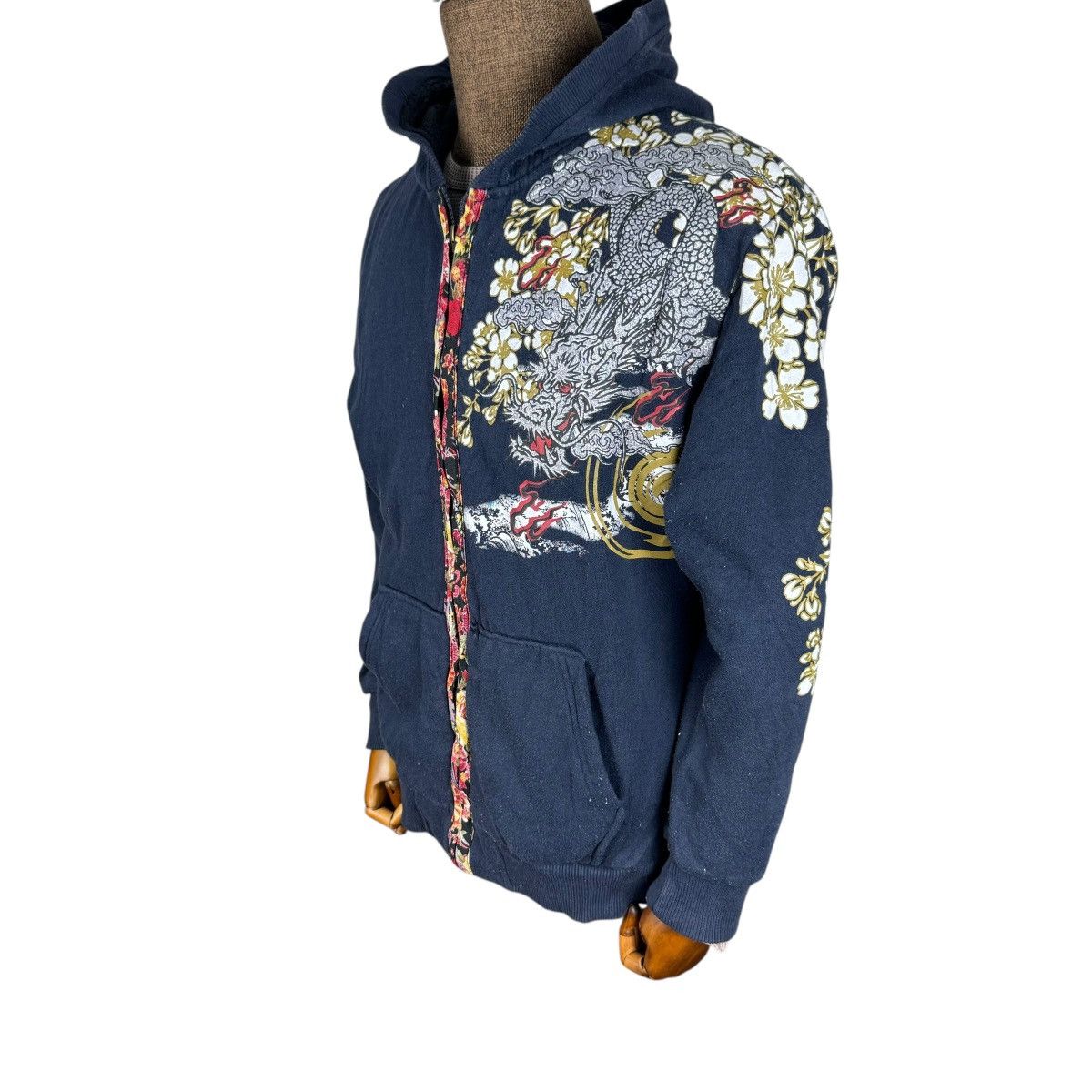 Japanese Brand ☀️SUKAJAN DRAGON HOODIE SWEATSHIRT Size US L / EU 52-54 / 3 - 3 Thumbnail