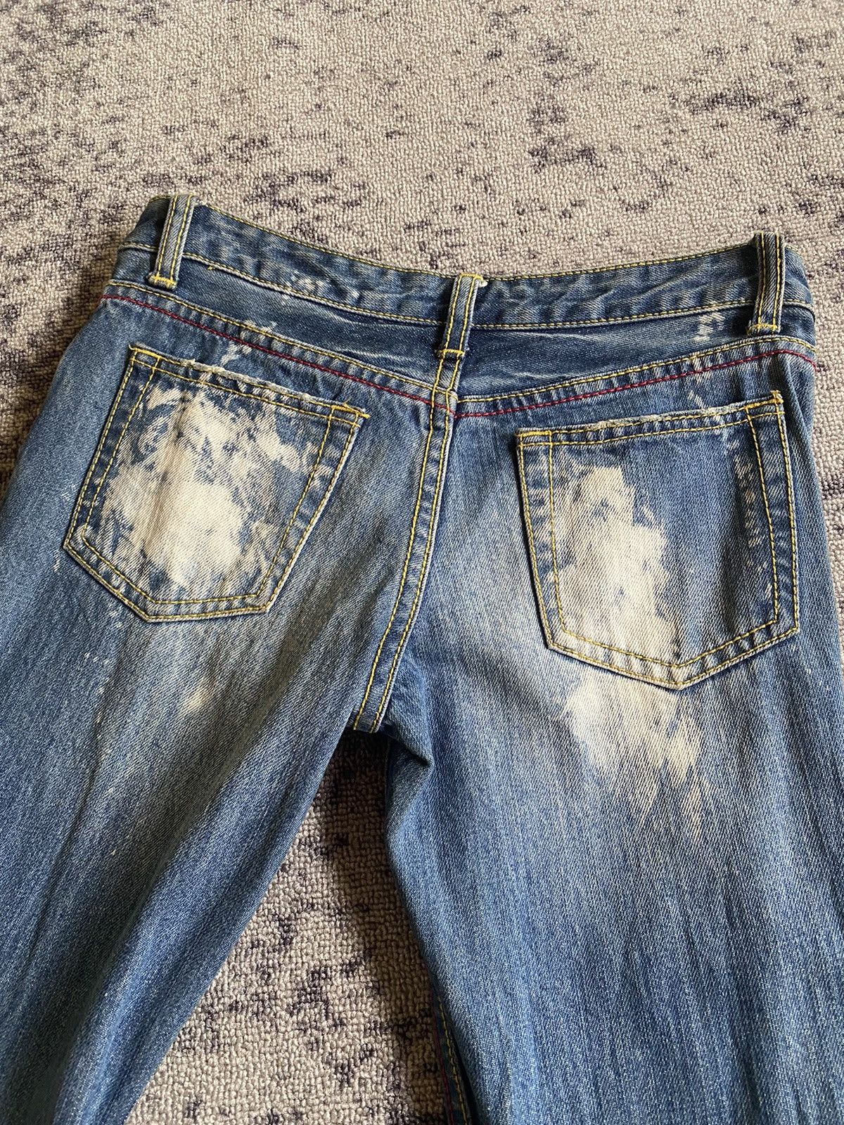 Hysteric Glamour Y2k M3 ifsixwasnine distressed flare jeans Size 28" / US 6 / IT 42 - 8 Thumbnail