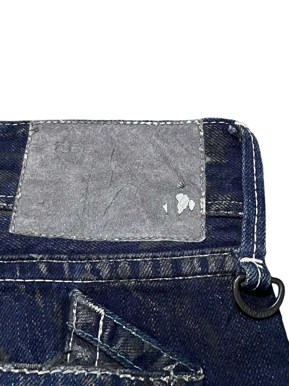 GOSTAR DE FUGA × Vanquish Vanquish Japan Paint Coated Flared Jeans Size US 32 / EU 48 - 16 Thumbnail
