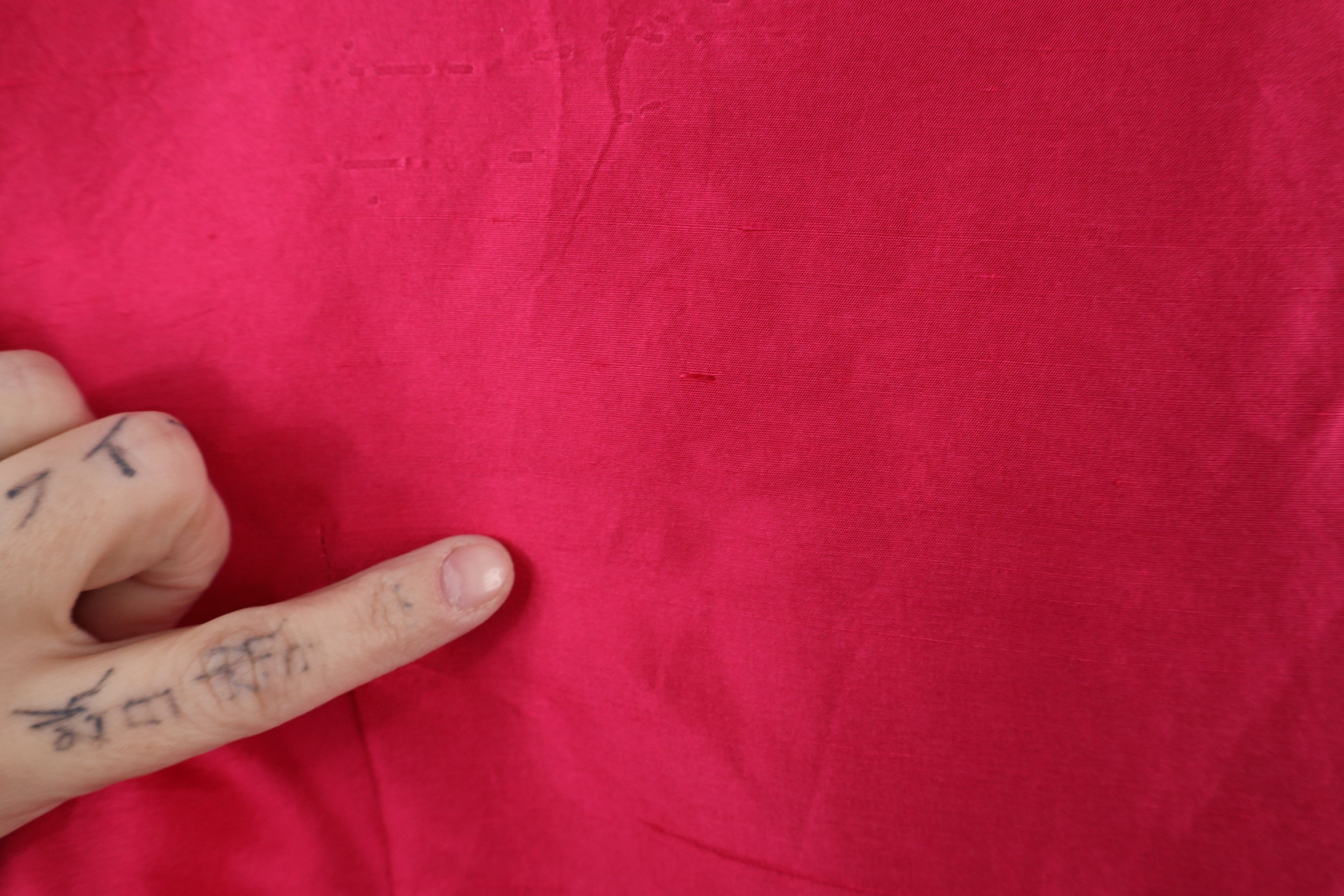 Vintage Vintage 90s Streetwear Silk Collared Button Shirt Pink Size XL / US 12-14 / IT 48-50 - 8 Thumbnail