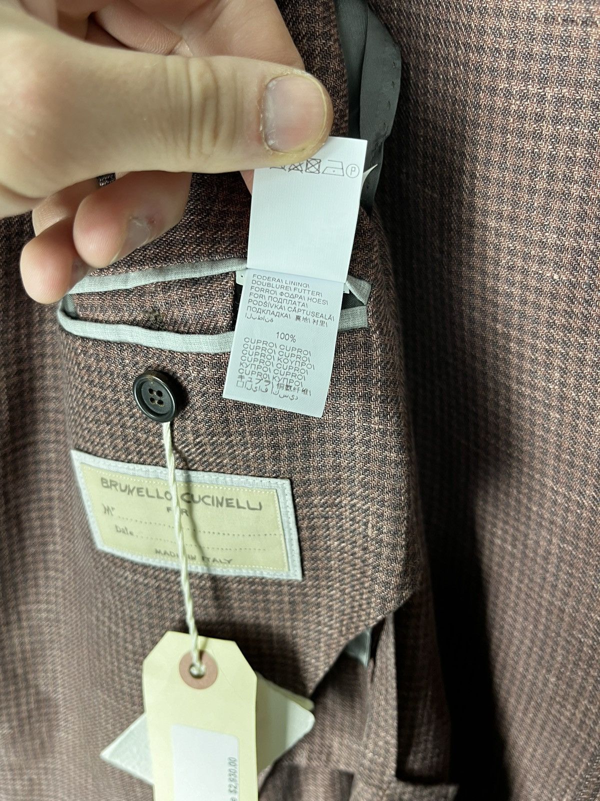 Brunello Cucinelli brunello cucinelli linen blazer jacket size 50 Size 50R - 13 Thumbnail