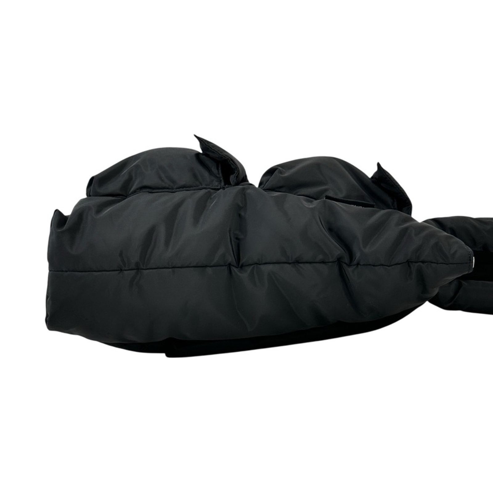 Dagne Dover Jemi Cargo Puff Tote - Black Nylon Puffer Tote Bag Size ONE SIZE - 7 Thumbnail