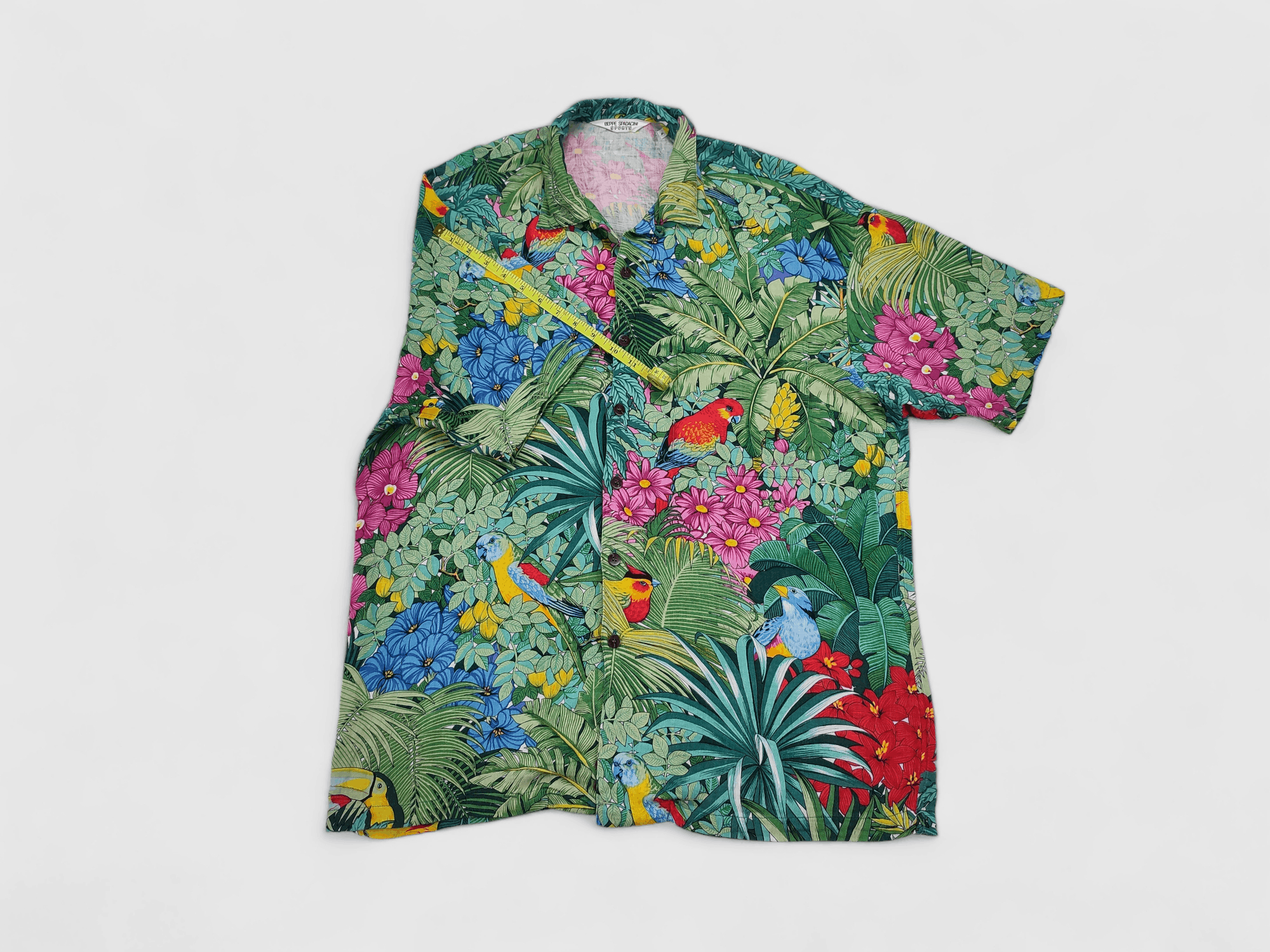 Vintage Vintage Beppe Spadacini Sports Hawaiian Rayon Shirt Size US XL / EU 56 / 4 - 5 Thumbnail